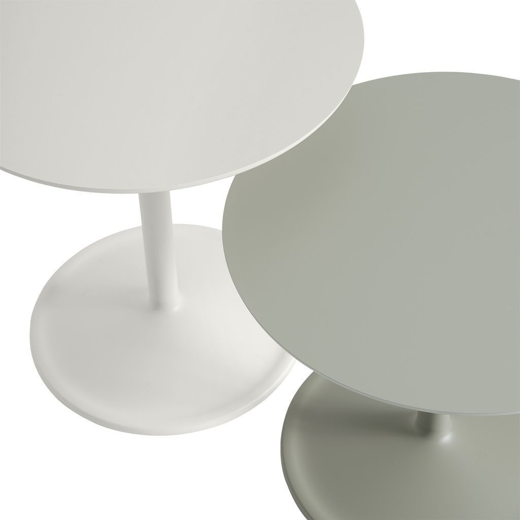 Muuto Soft Side Table øx H 48x48 Cm, Off White
