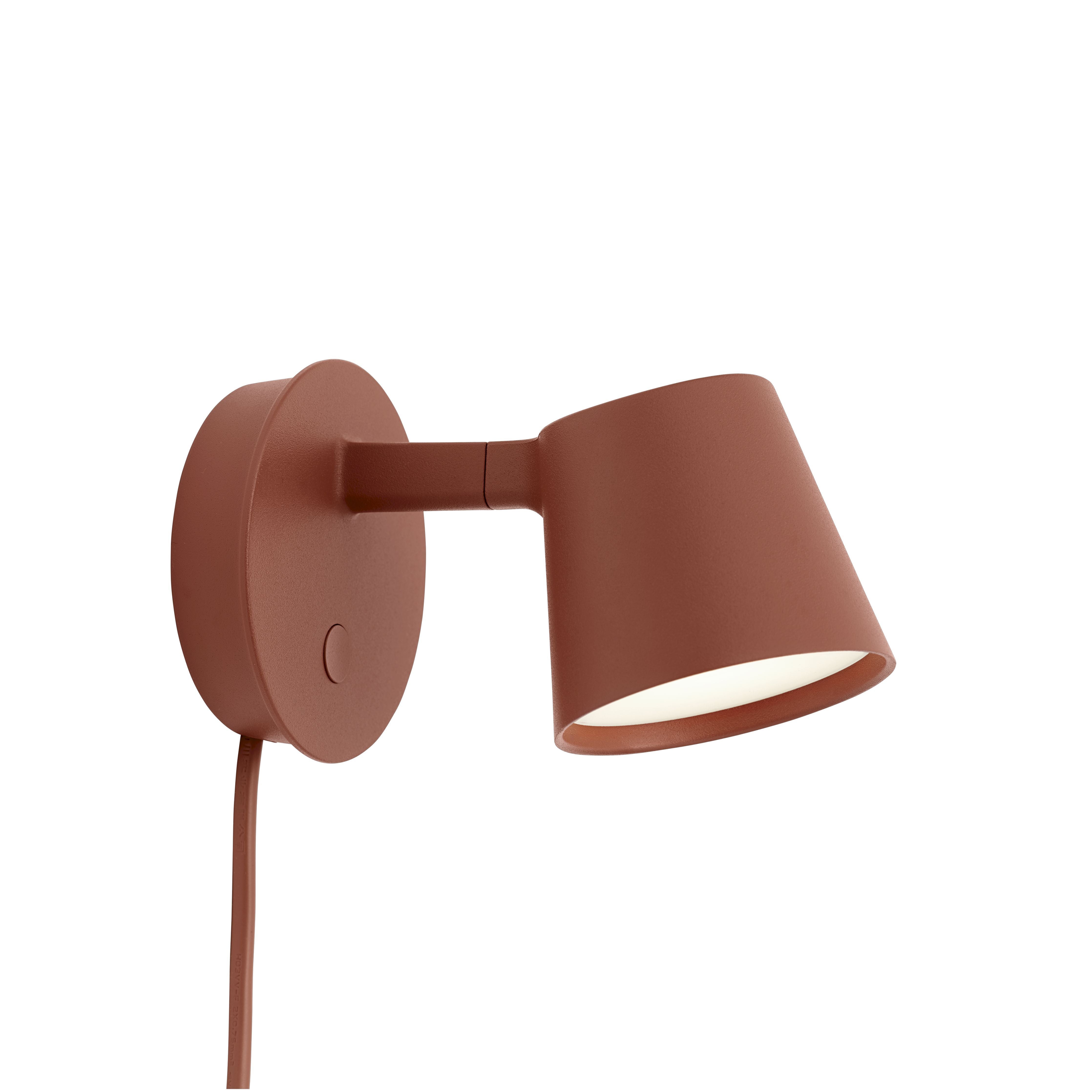 Lámpara de pared LED de punta de muuto, cobre marrón