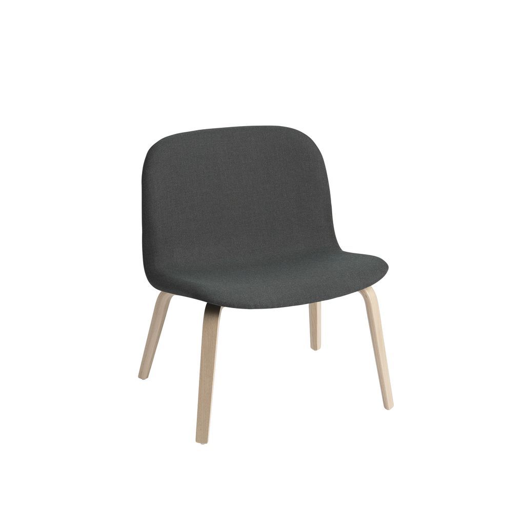 Muuto Visu lounge stoel houten benen, eiken/fiord 991