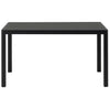 Muuto Workshop -tafel, zwart linoleum/zwart