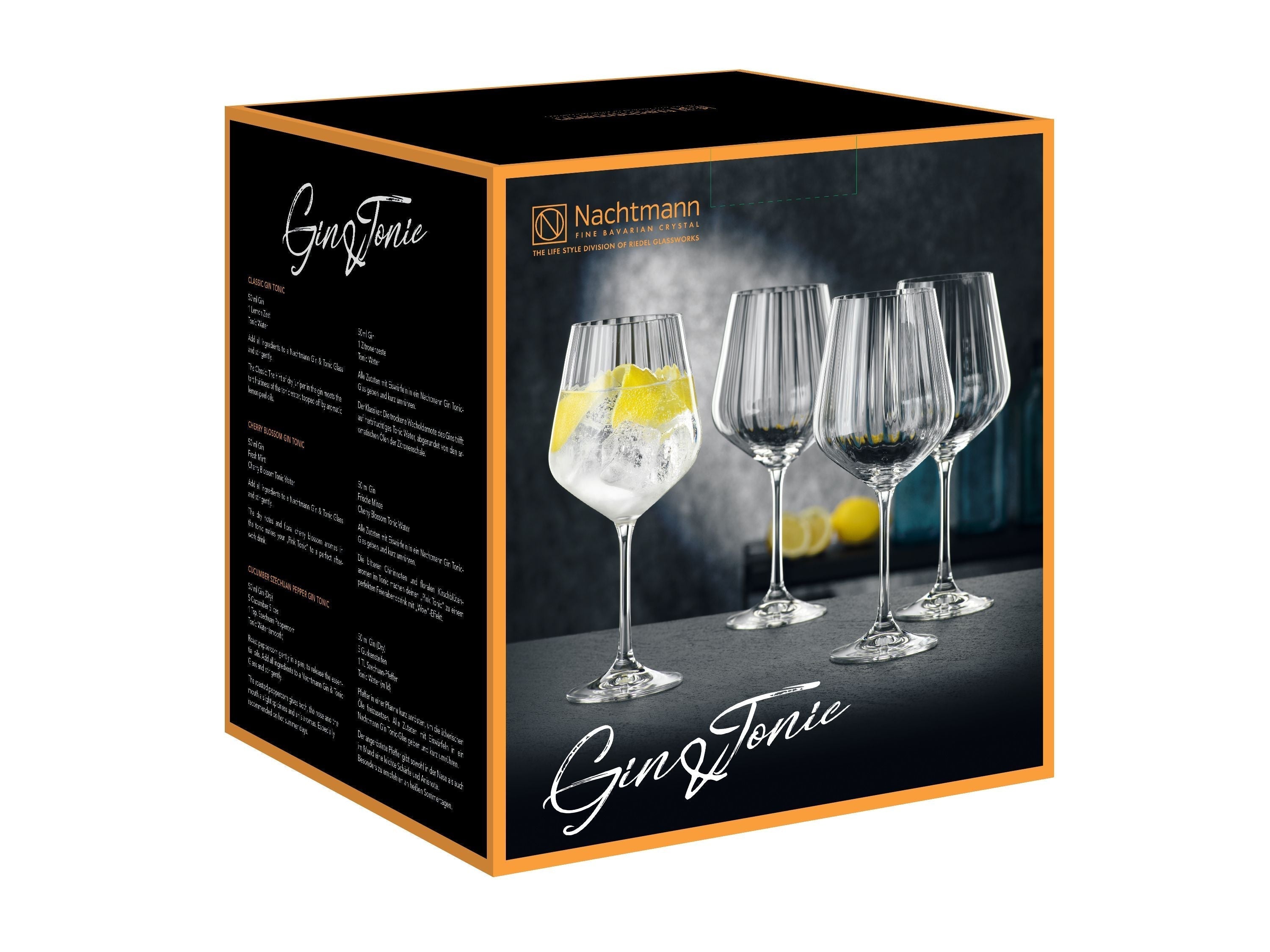 Nachtmann Gin & Tonic Glas 640 ml, Satz von 4