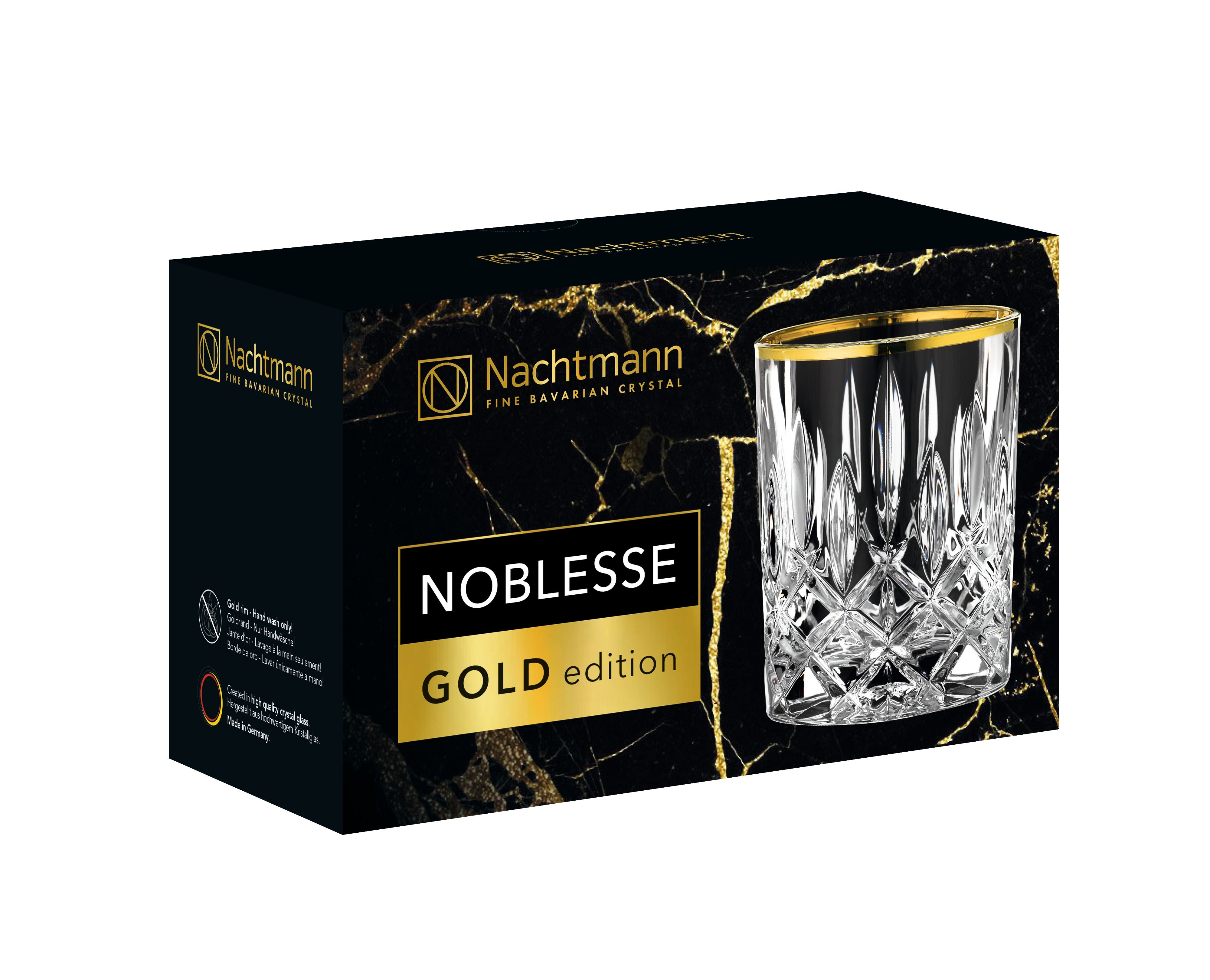 Nachtmann Noblesse Gold Whisky Glass 295 ml, sæt af 2