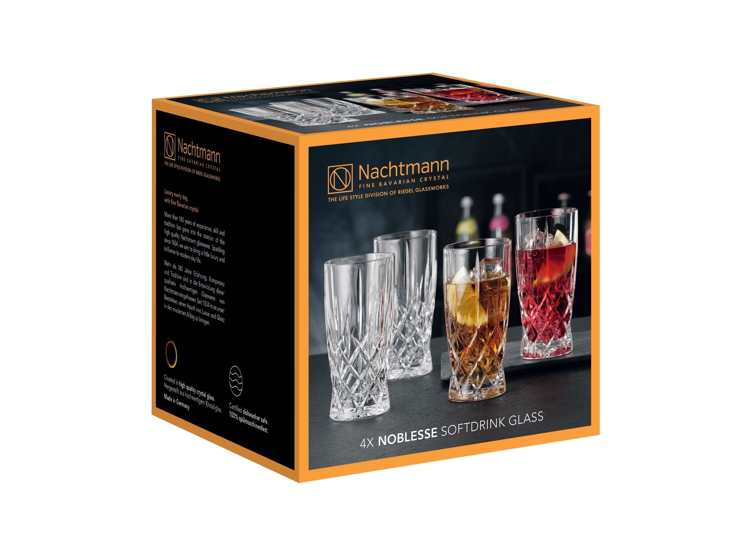 Nachtmann Noblesse Soft Drink Glas 350 ml, 4er Set