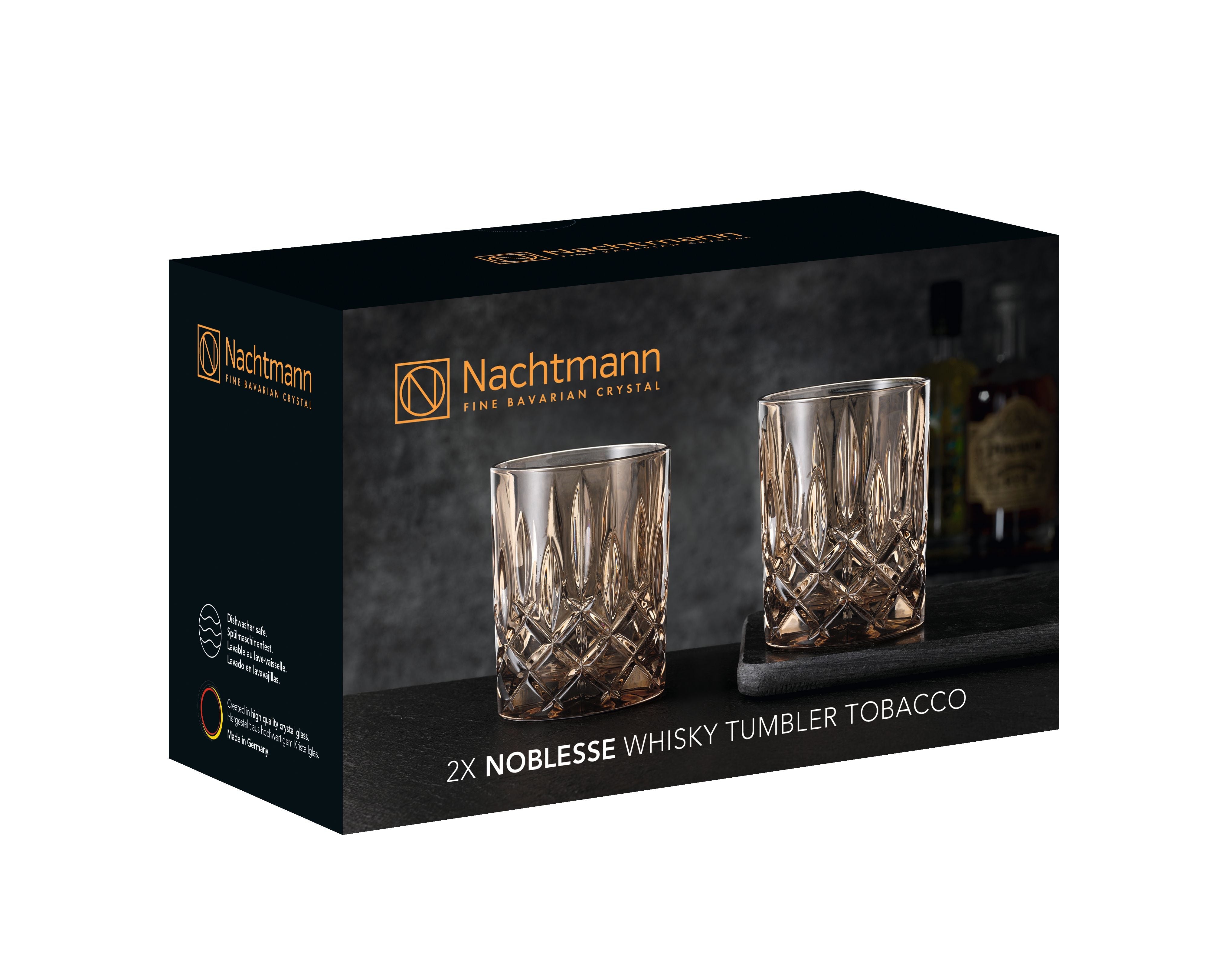 Nachtmann Noblesse whisky glas tobak 295 ml, sæt på 2