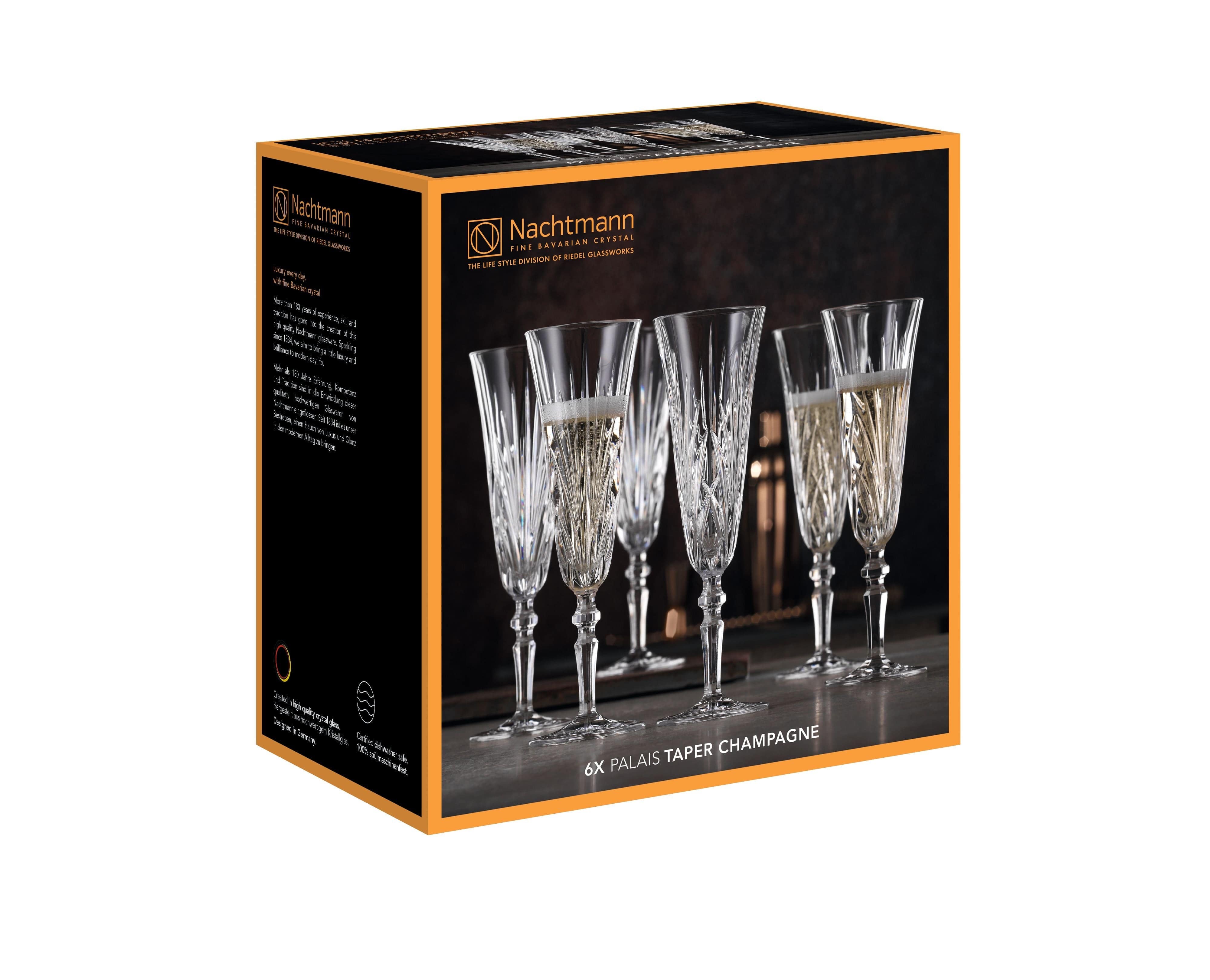 Nachtmann Palais Champagne Glass 140 ml, 6 stuks