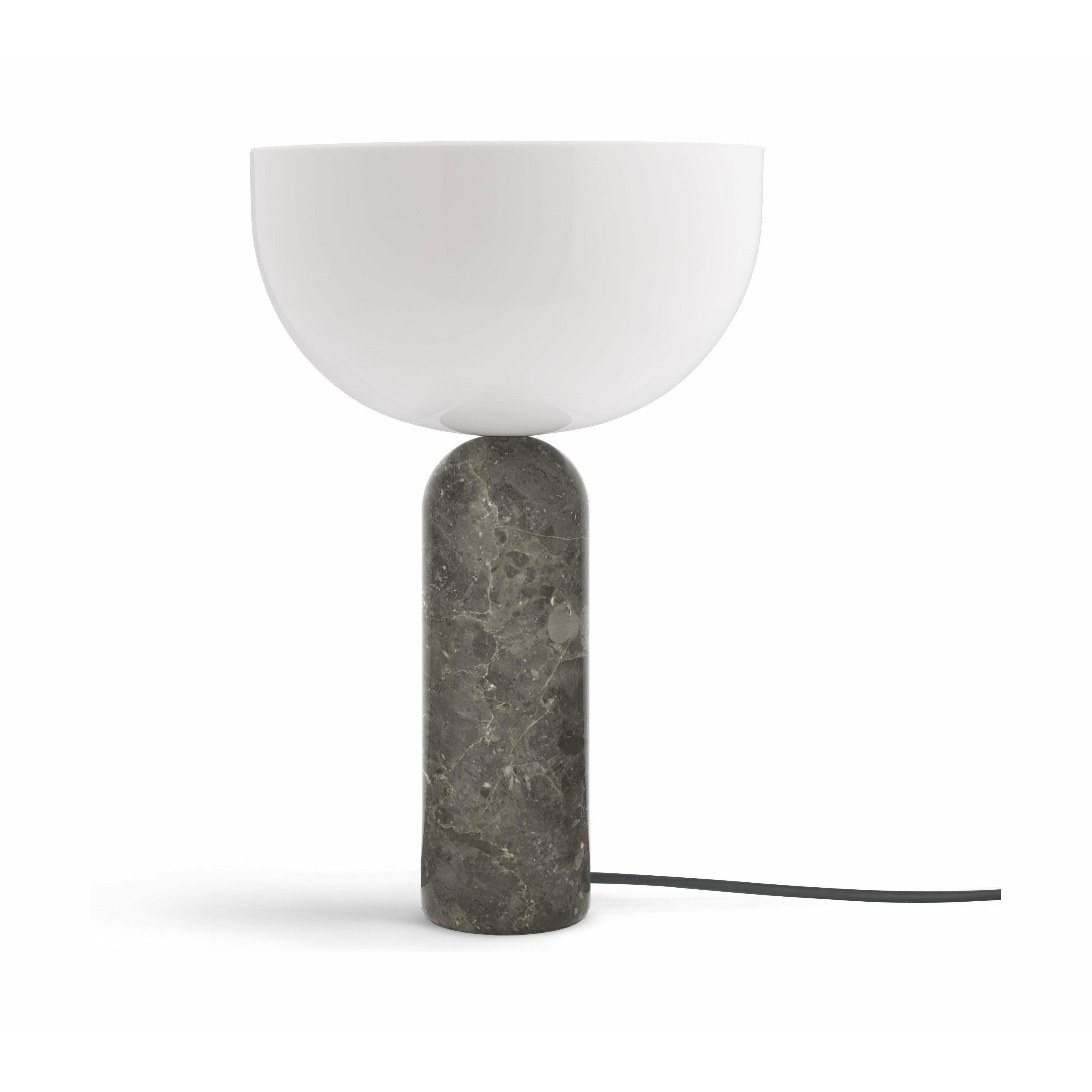 New Works Kizu Table Lamp Gris Du Marais Marble, stor