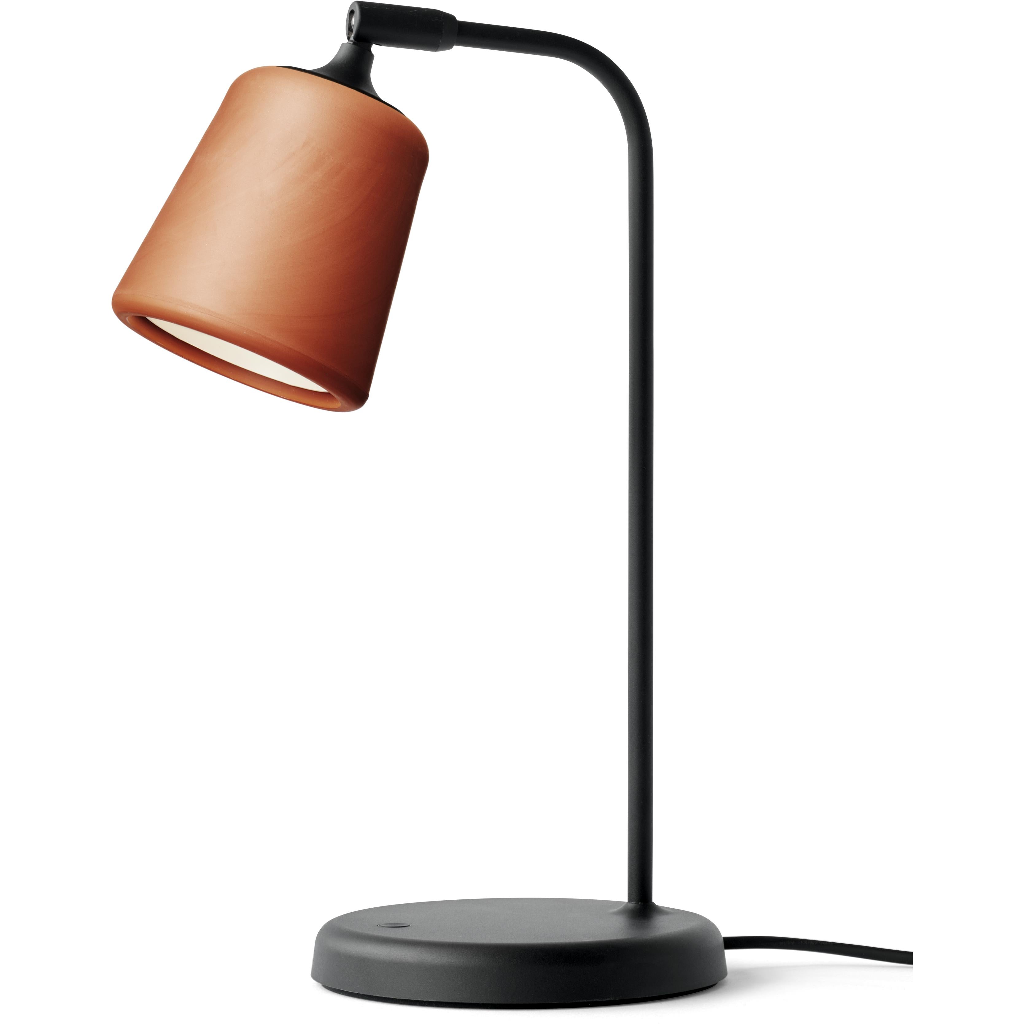 New Works Materialetabler lampe, orange