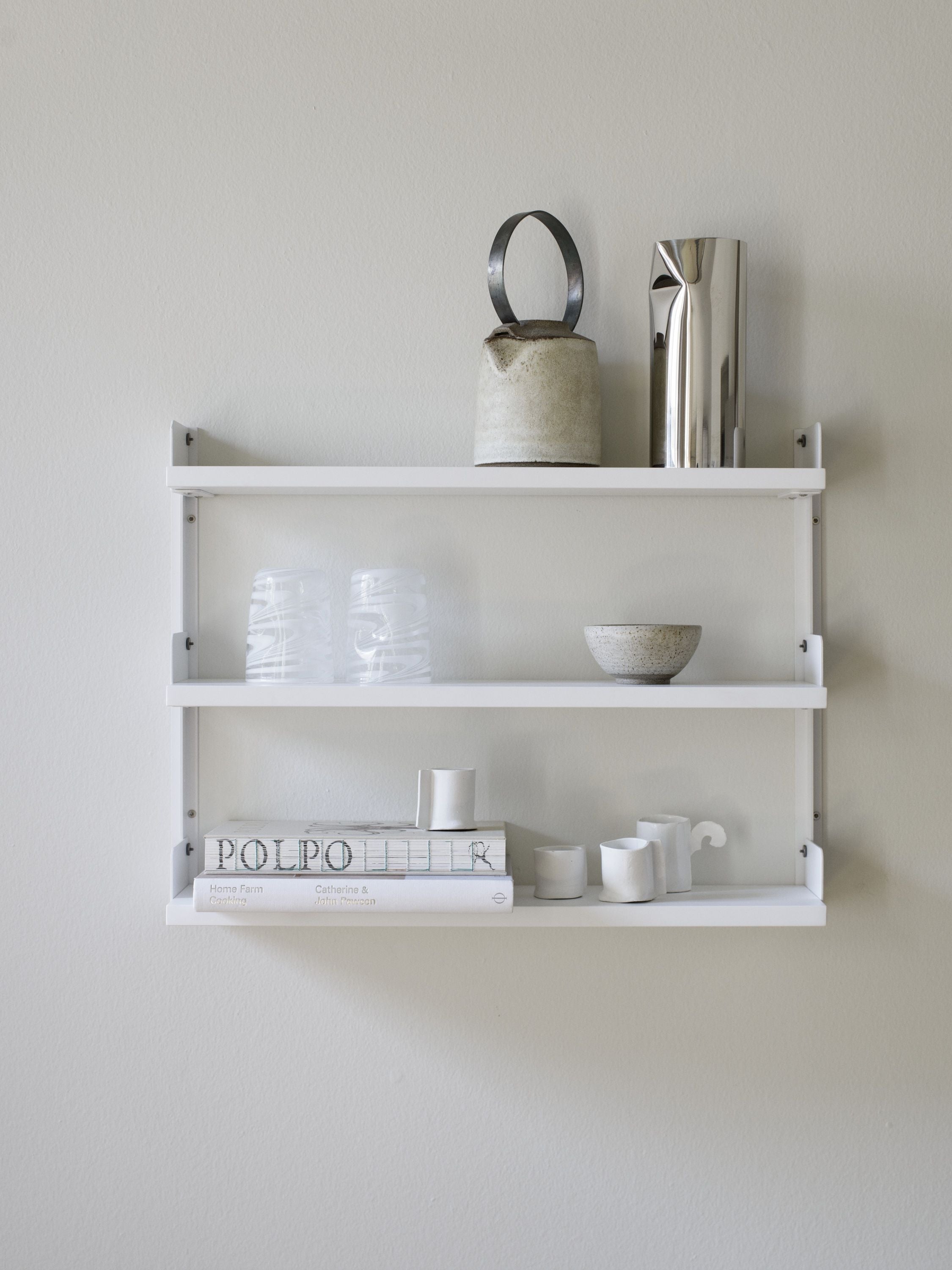 New Works Tea Shelf, White/White