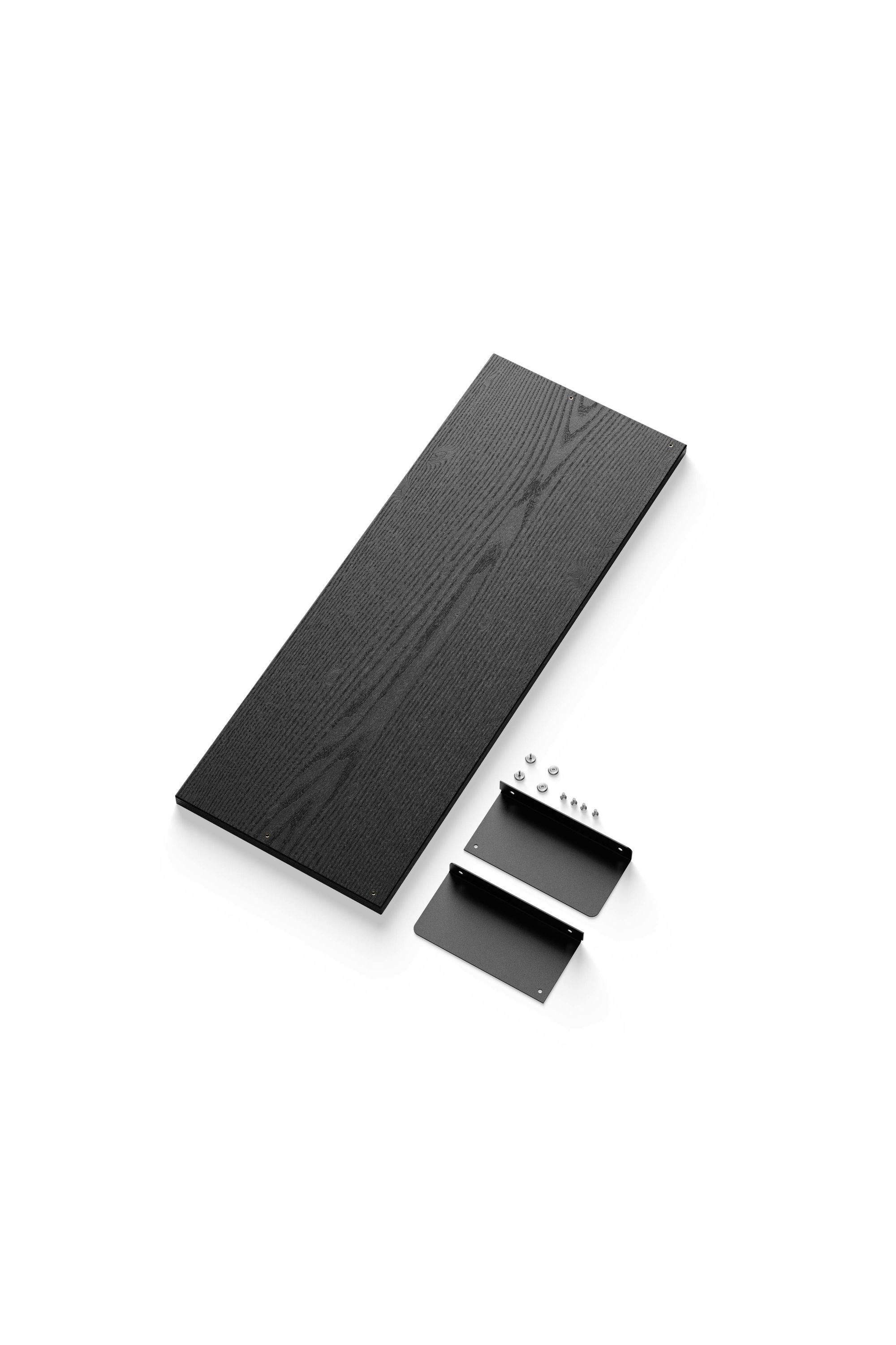 New Works Standard Shelf Kit, Black Ash/Black