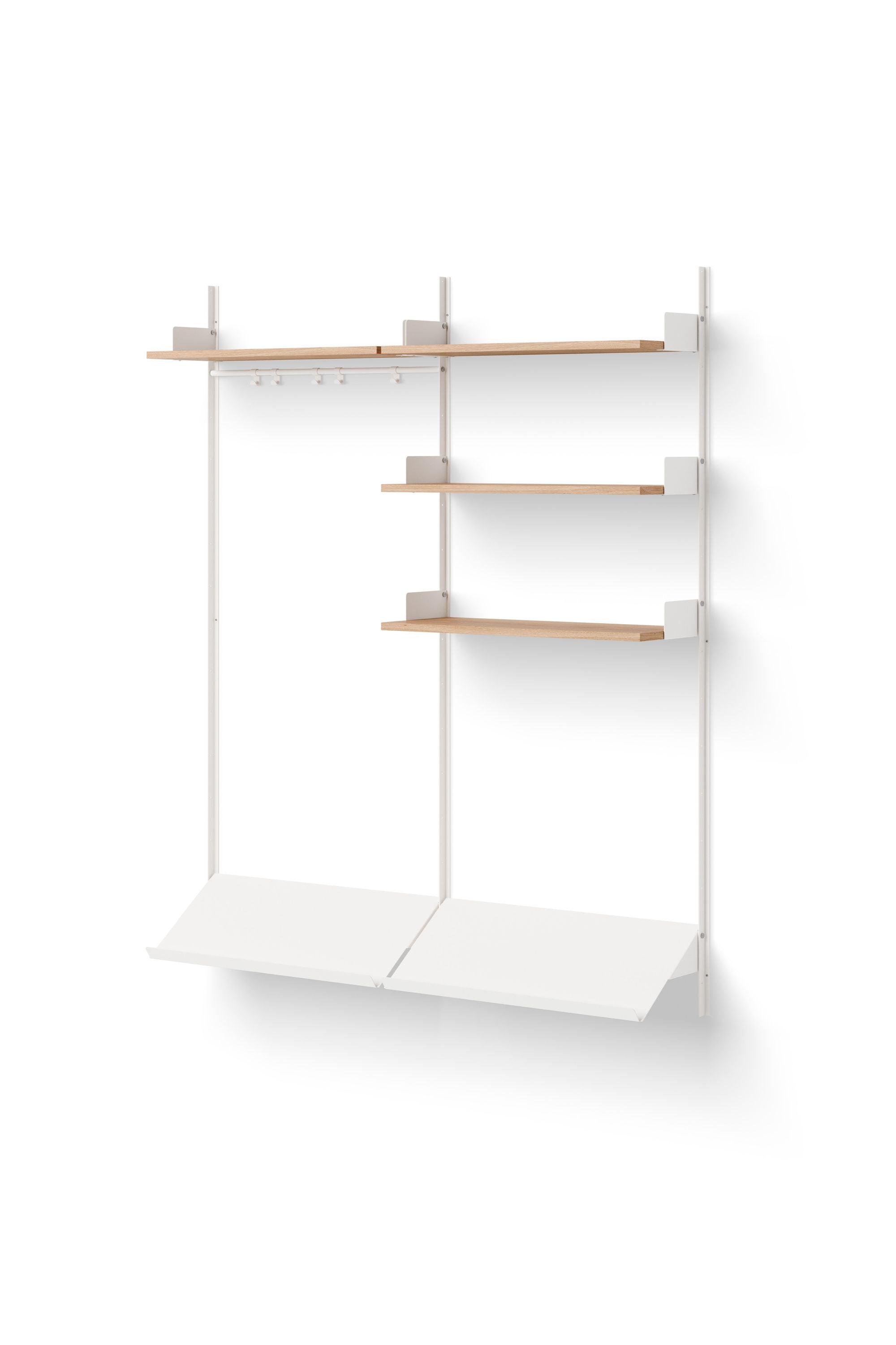 New Works Wardrobe Shelf 3, White/White