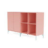 Montana coppia la classica sideboard con gambe, rubino/pietra focaia