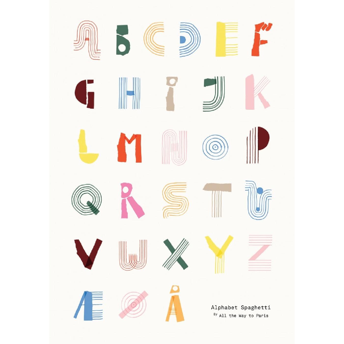 Poster DK DK alfabeto collettivo di carta 50x70 cm, multicolore