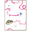 Collettivo di carta Charlie The Chameleon Poster, 50x70 cm