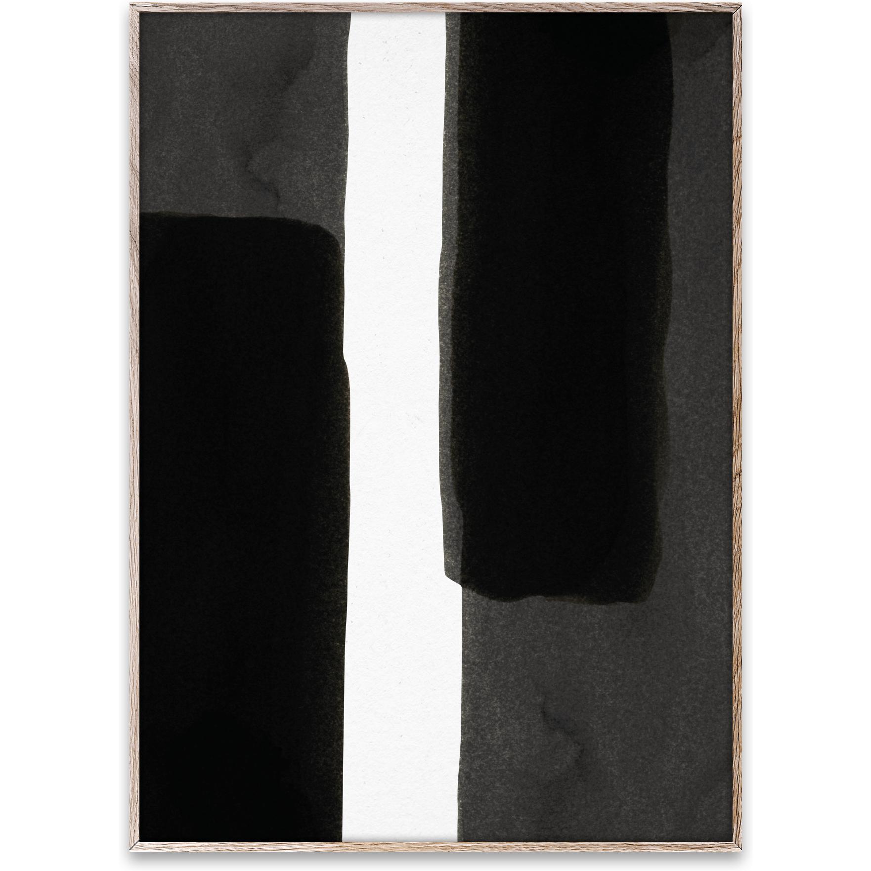 Pappírssamklippur enso veggspjald 30x40 cm, svart i