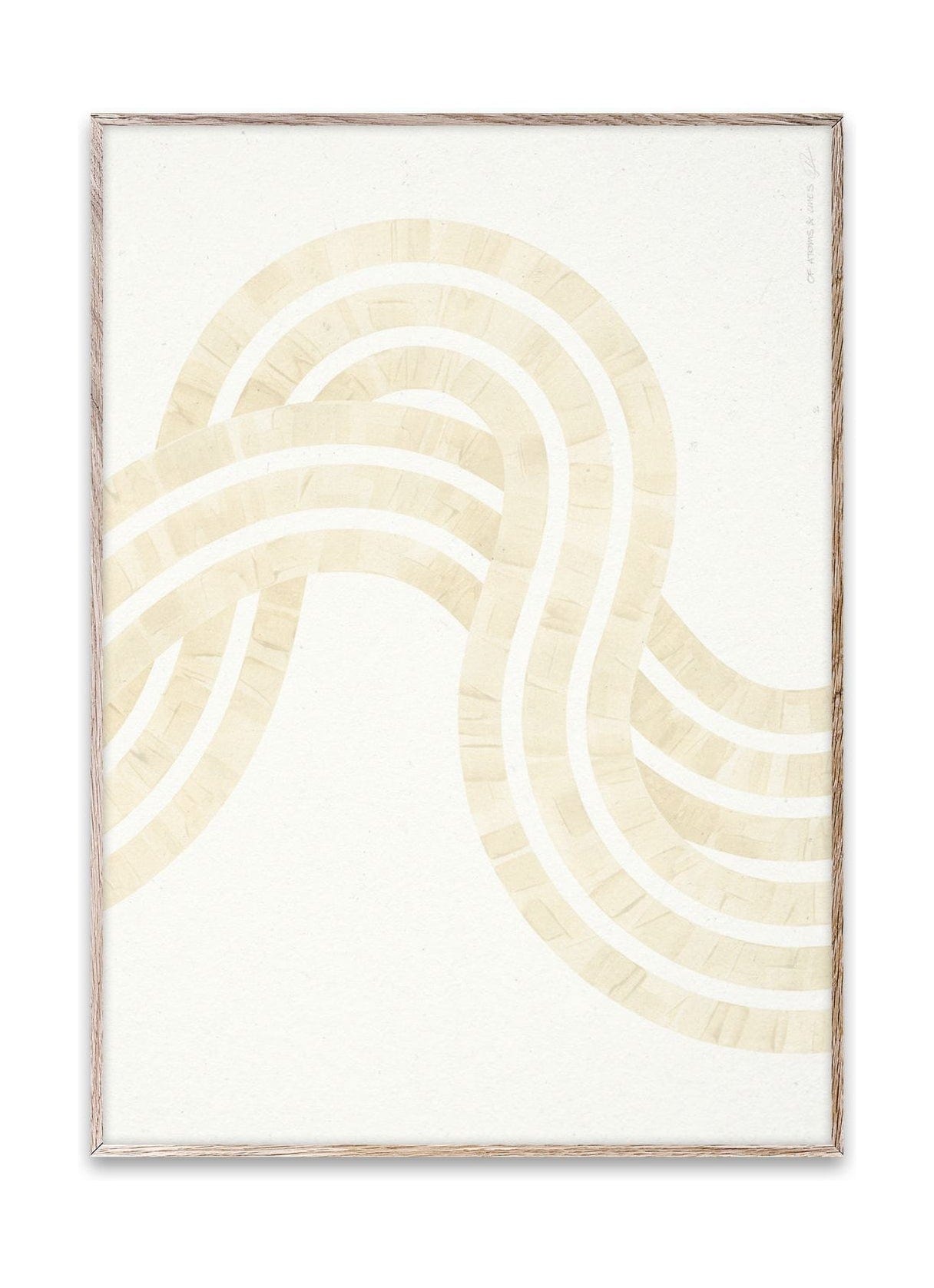 Póster de arena de entropía colectiva de papel 02, 30x40 cm