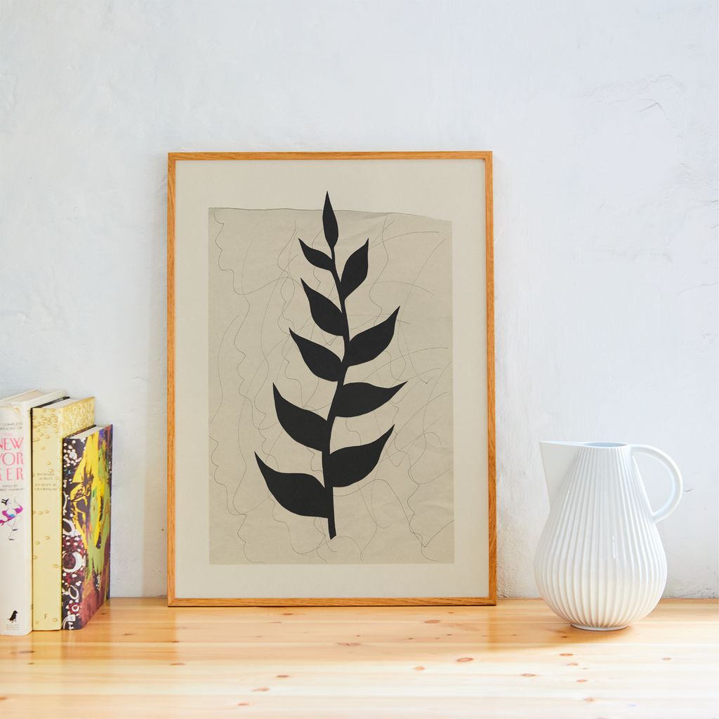 Paper Collective Affiche du poème de plantes, 30x40 cm