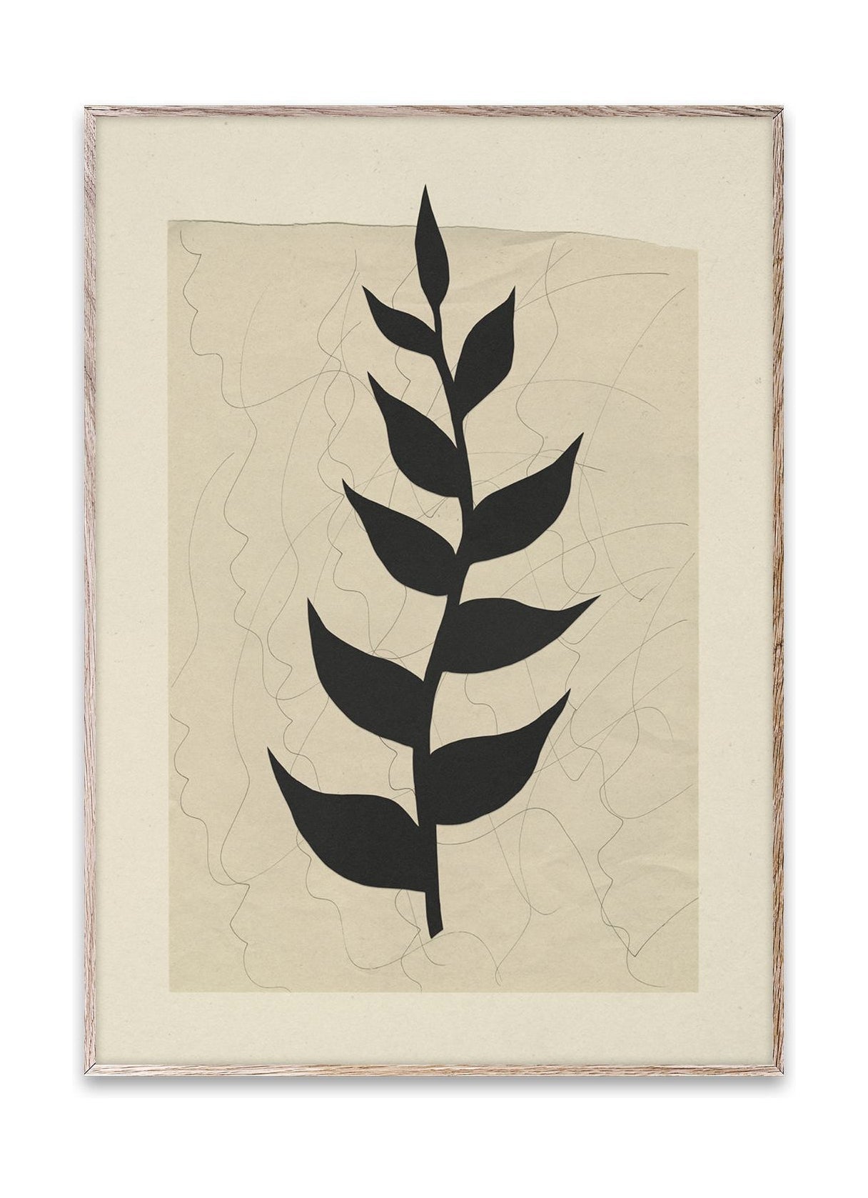 Paper Collective Affiche du poème de plantes, 30x40 cm