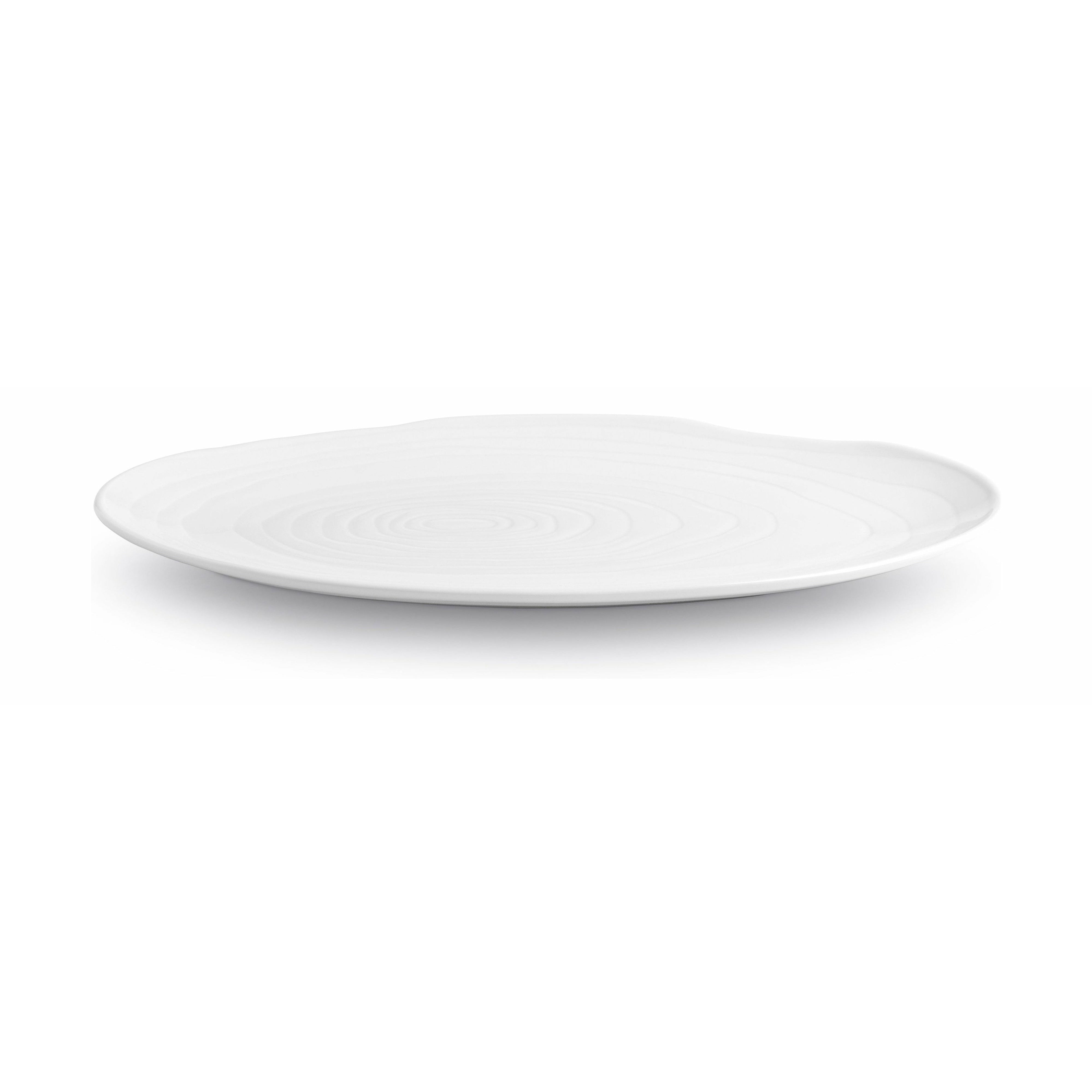 Pillivuyt boulogne plate oval l 23 cm, hvit