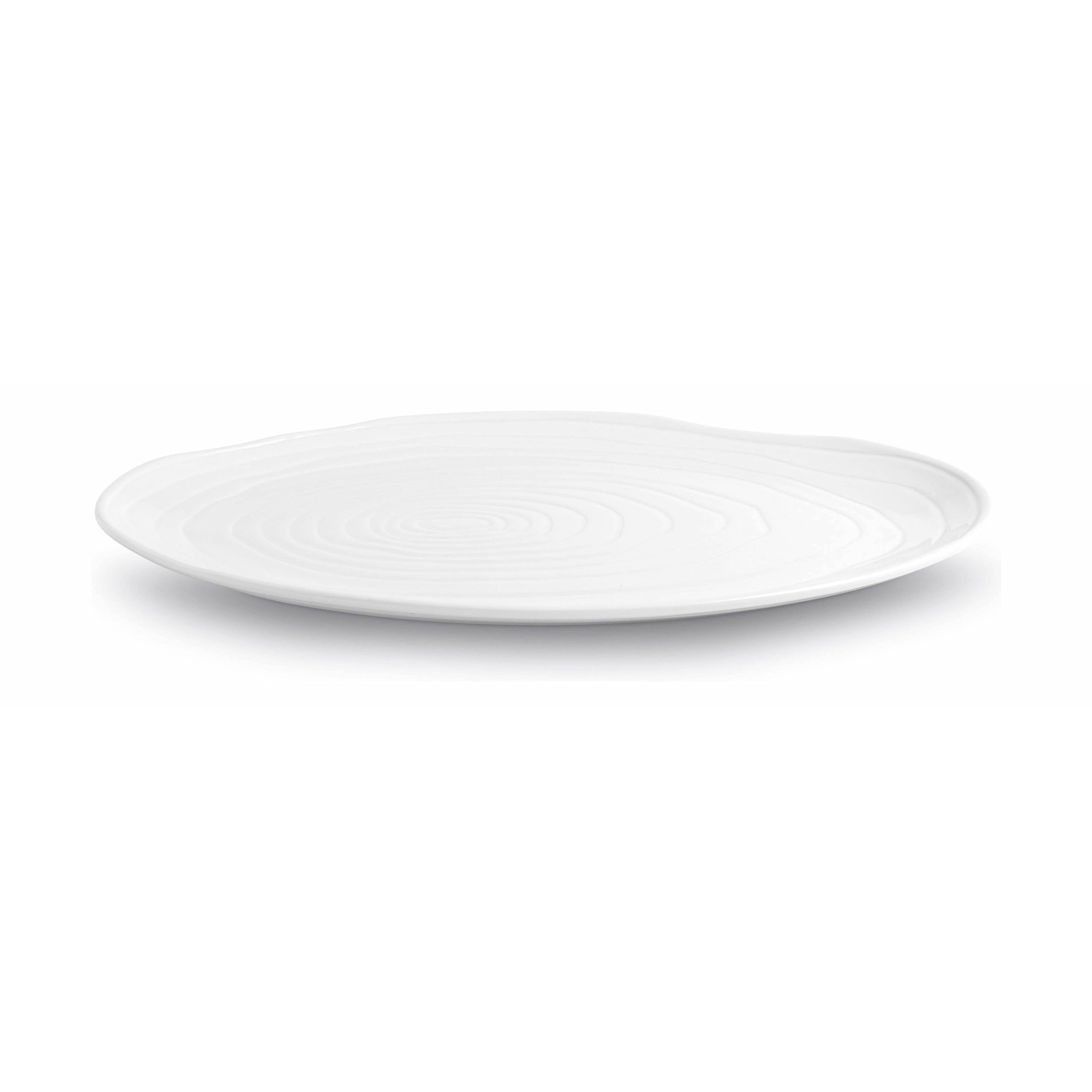 Pillivuyt boulogne plate Oval L 34 cm, hvit
