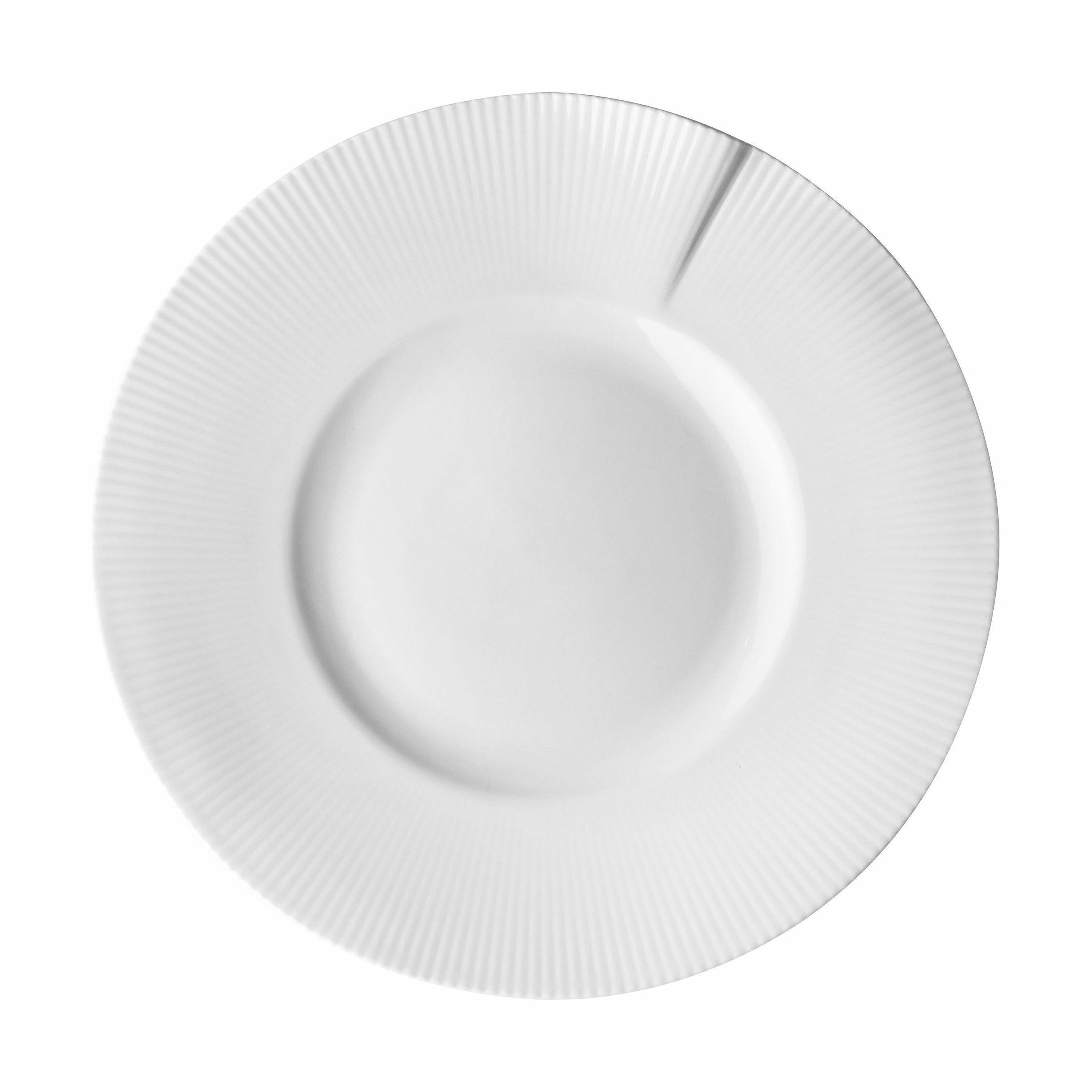 Pillivuyt Canopée flat plate med bred kant, Ø 25 cm