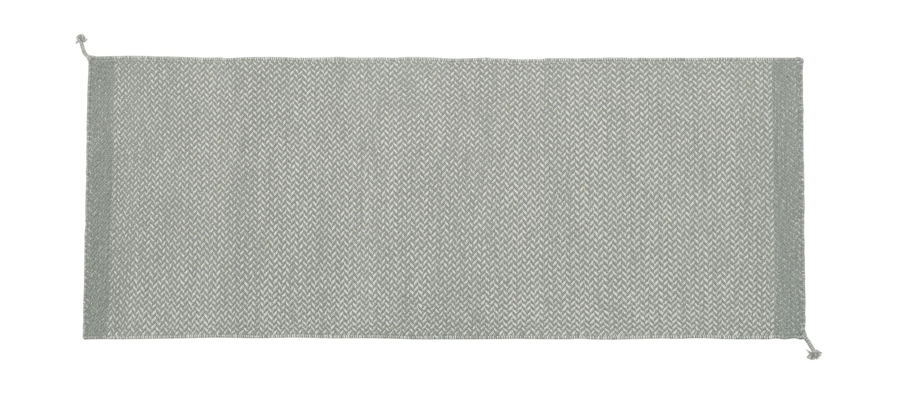 Muuto Ply tapijt grijs, 200 x 80 cm