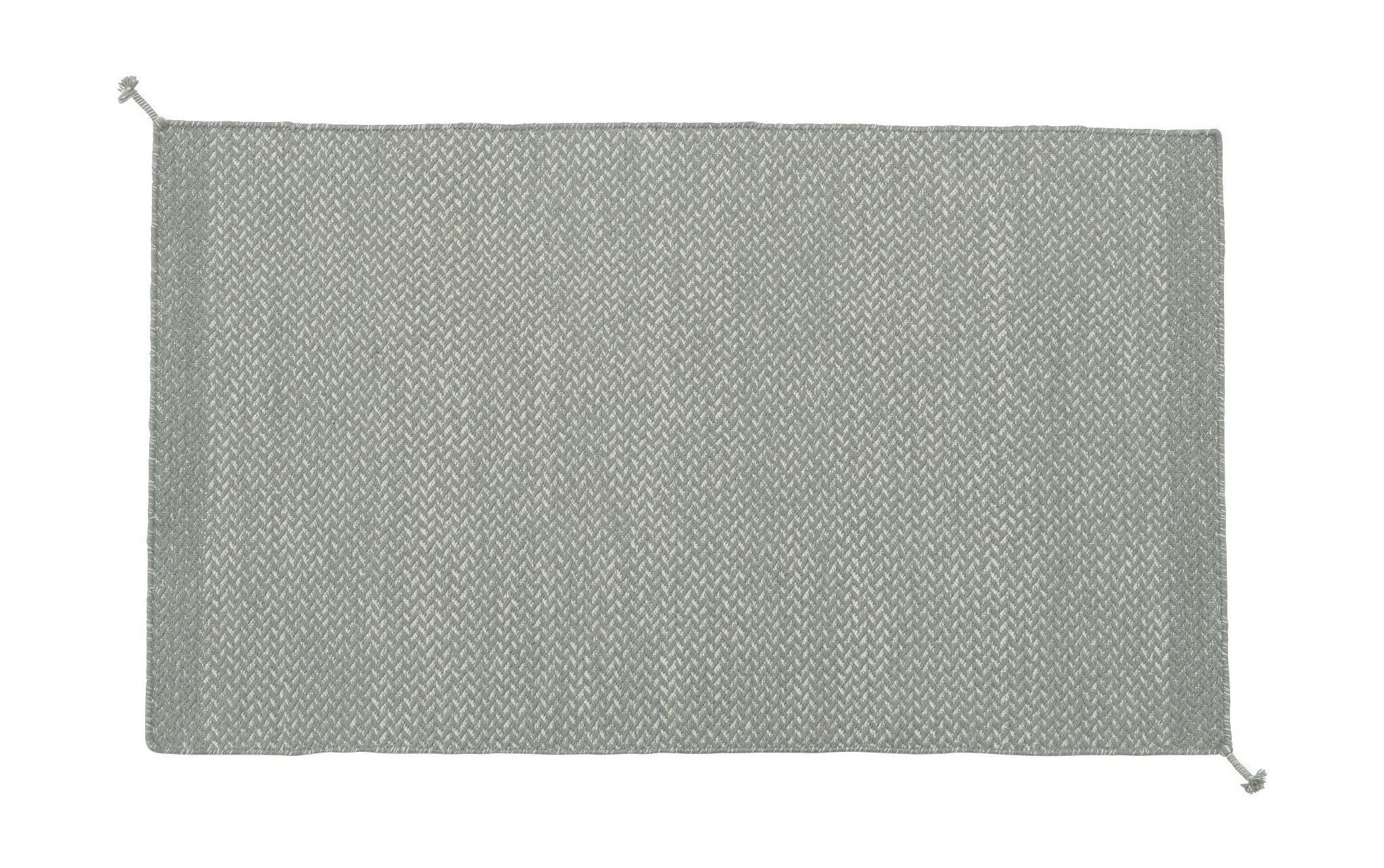 Muuto Gris de tapis de pli, 140 x 85 cm
