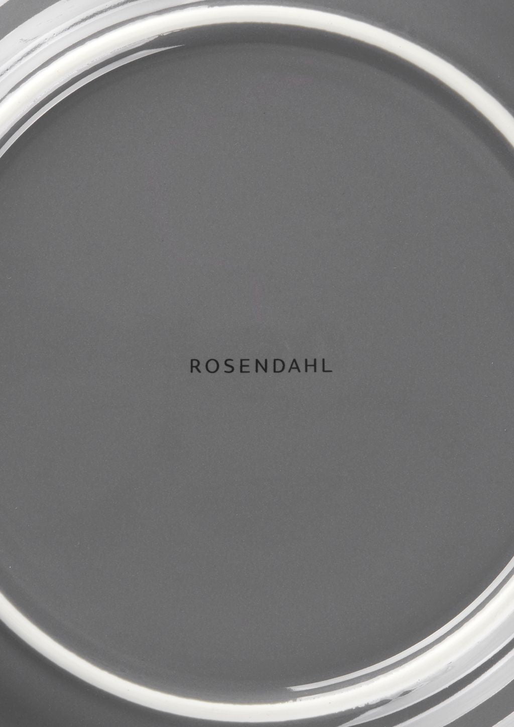 Rosendahl GC litrík plata Ø27 cm, ösku grá