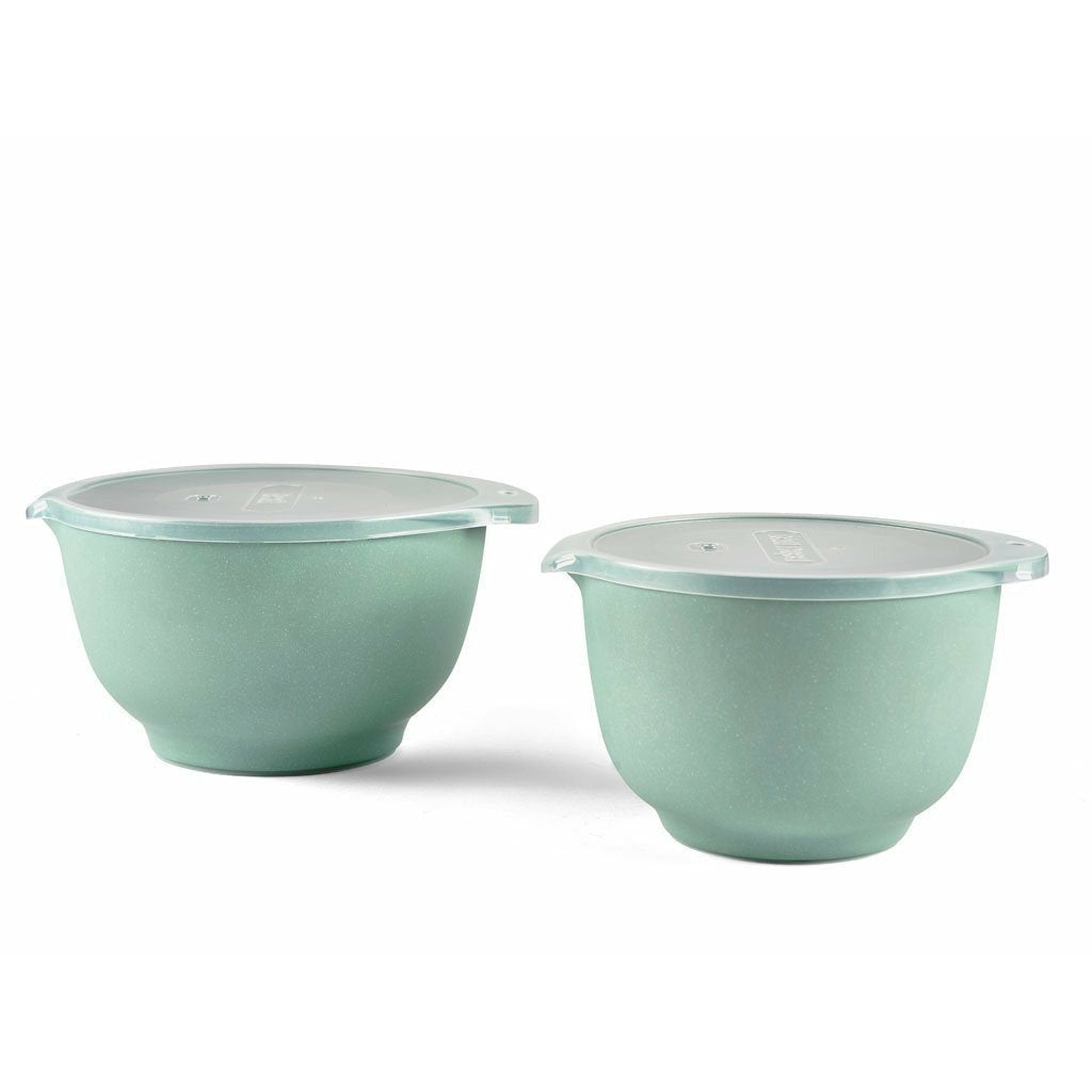 Rosti Margrethe Mixing Bowl Set Pebble Green, 4 Pieces