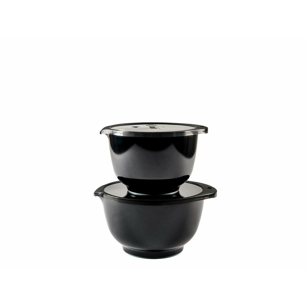 Rosti Margrethe Mixing Bowl Set Black Edition, 4 stuks