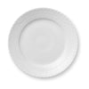 Royal Copenhagen White Fluted Half Lace Plate, 19cm