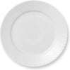 Royal Copenhagen White Fluted Half Lace Plate, 22cm