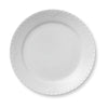 Royal Copenhagen White Fluted Half Lace Plate, 25cm