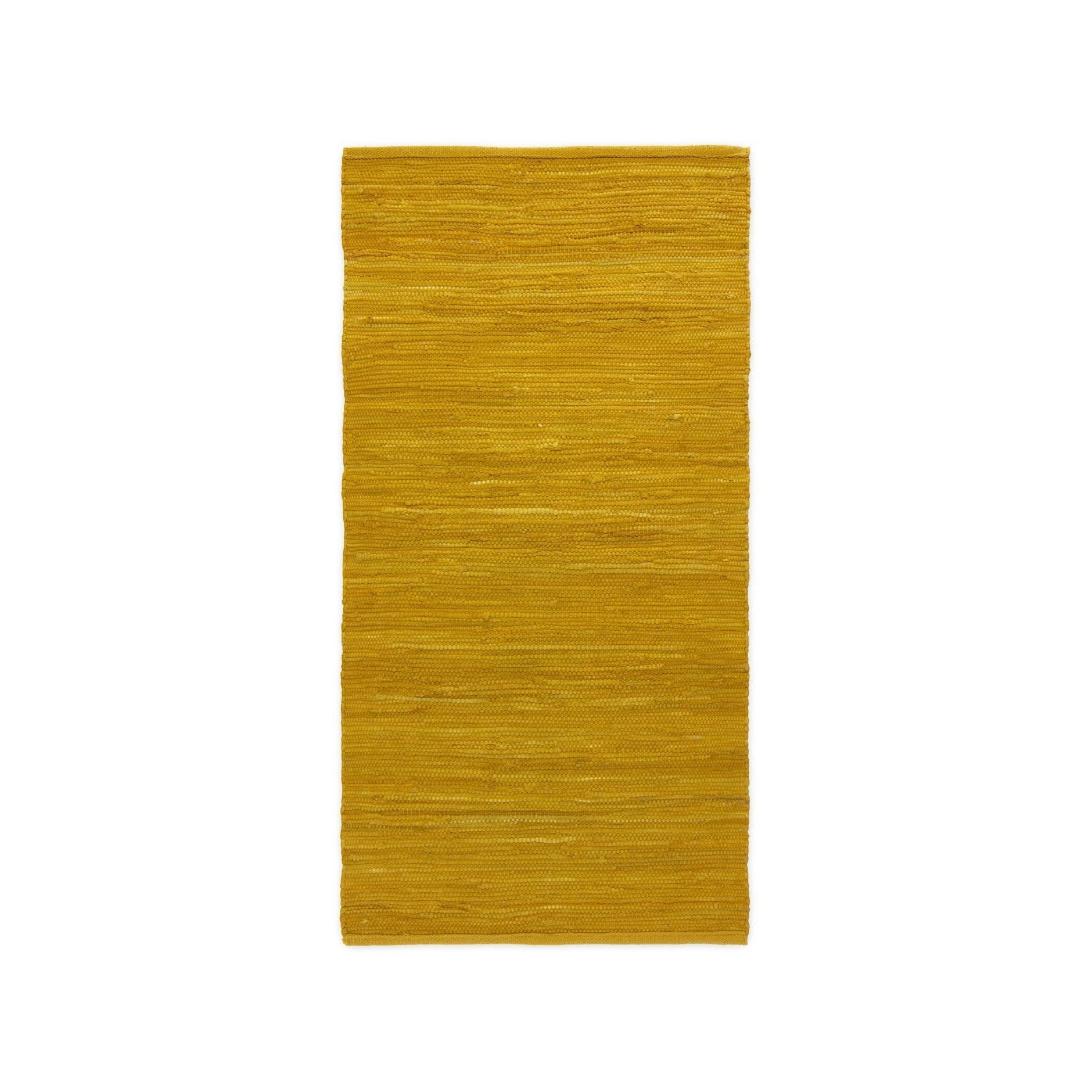 Teppet solid bomullseteppe brent rav, 170 x 240 cm