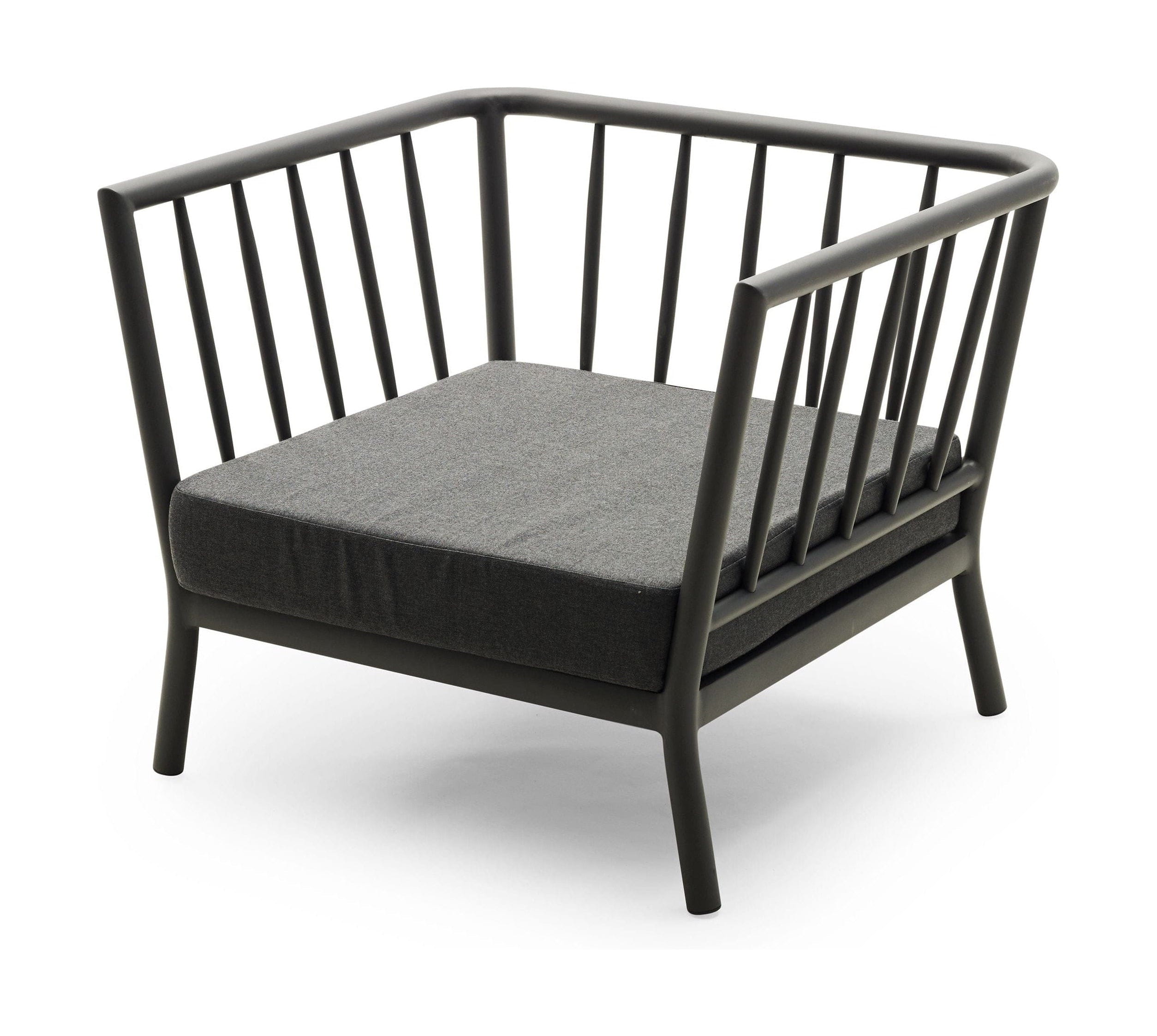 Skagerak传统休息室椅子，无烟煤/深灰色