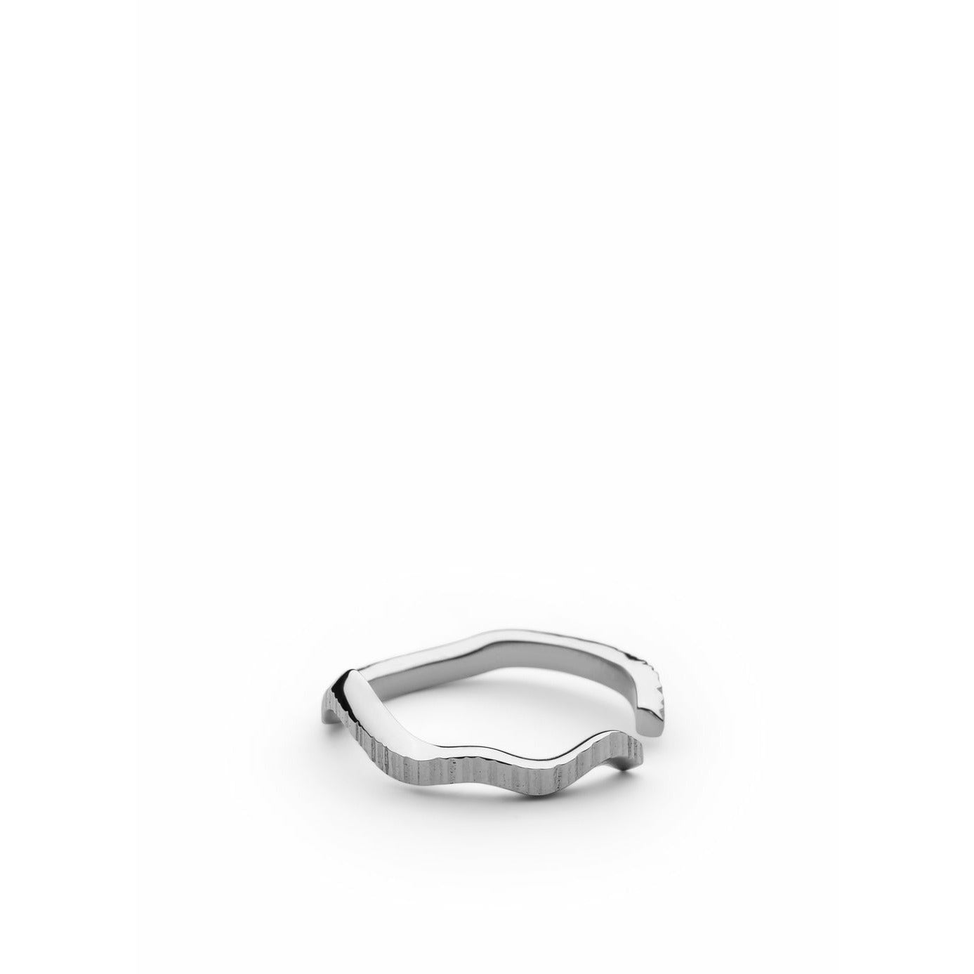 Anello di skultuna chêne piccolo acciaio lucido, Ø1,6 cm