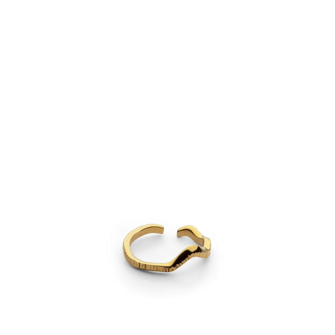 Skultuna Chêne ring liten guldpläterad, Ø1,6 cm