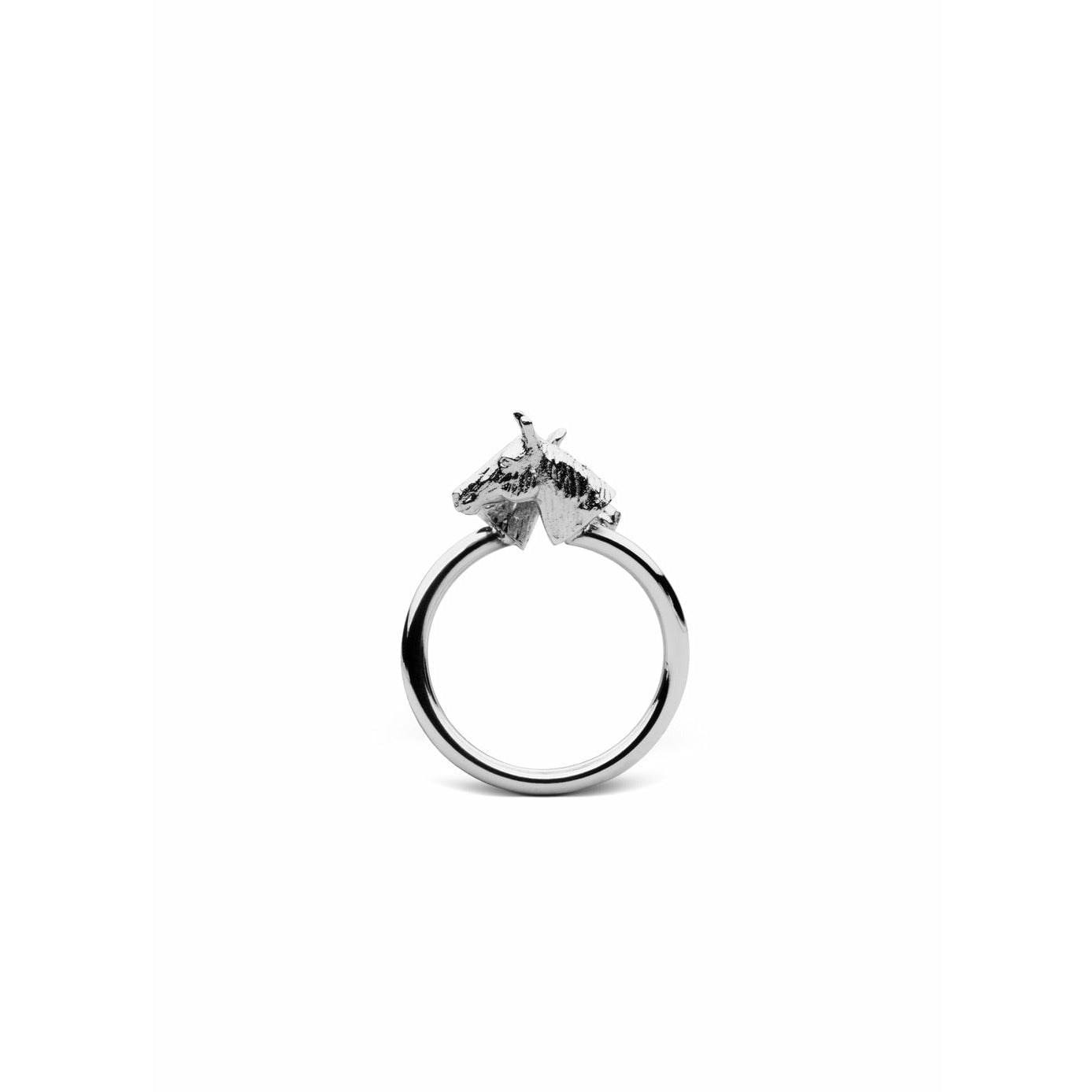 Skultuna Chêne Ring Pferdering Medium vergoldet, ø1,73 Cm