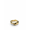 Skultuna Petit Chunky Ring Medium vergoldet, ø1,81 Cm