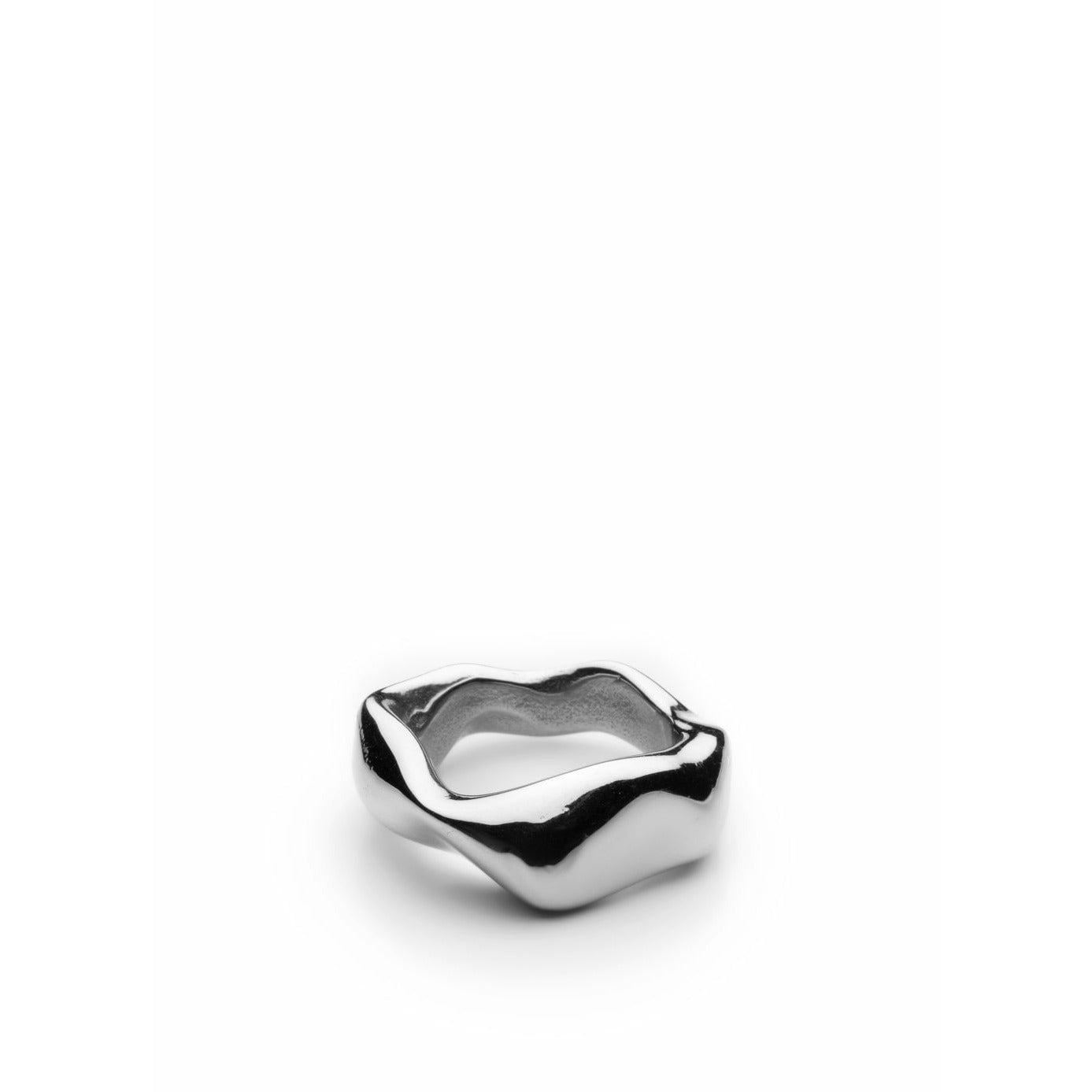 Skultuna anillo grueso de acero pulido grande, Ø1,97 cm