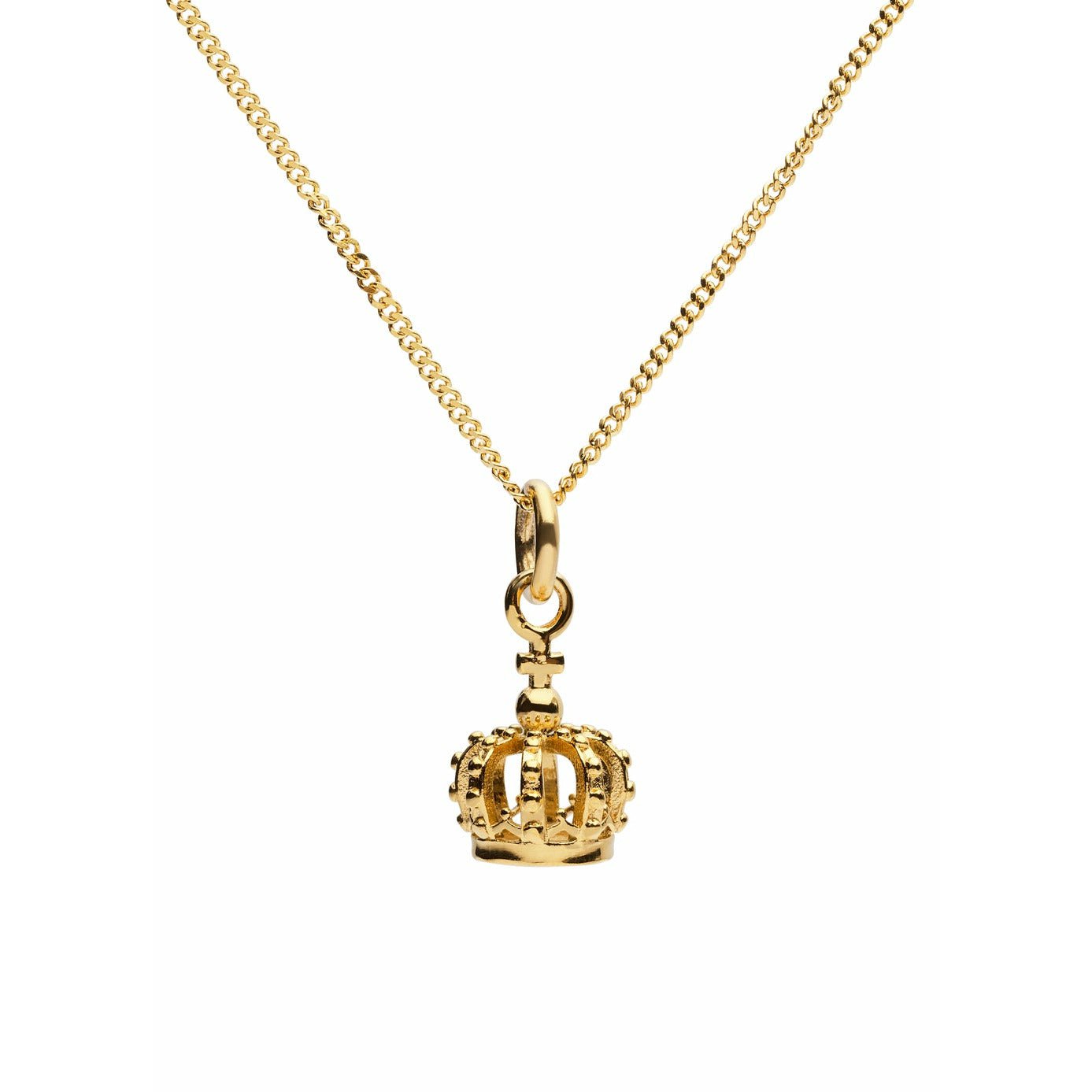 Skultuna皇冠项链316 L钢金镀金，Ø50厘米