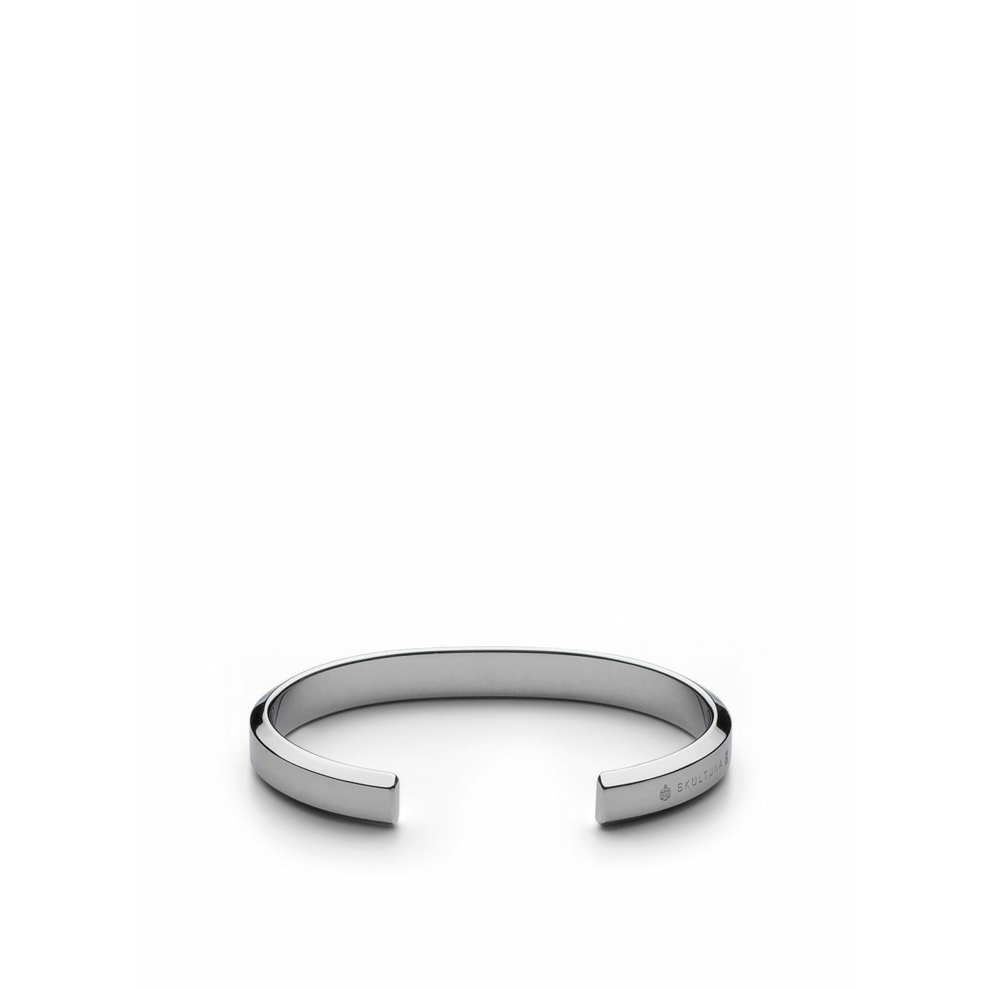 Skultuna Bracelet d'icône en acier poli très grand Ø18,5 cm, argent