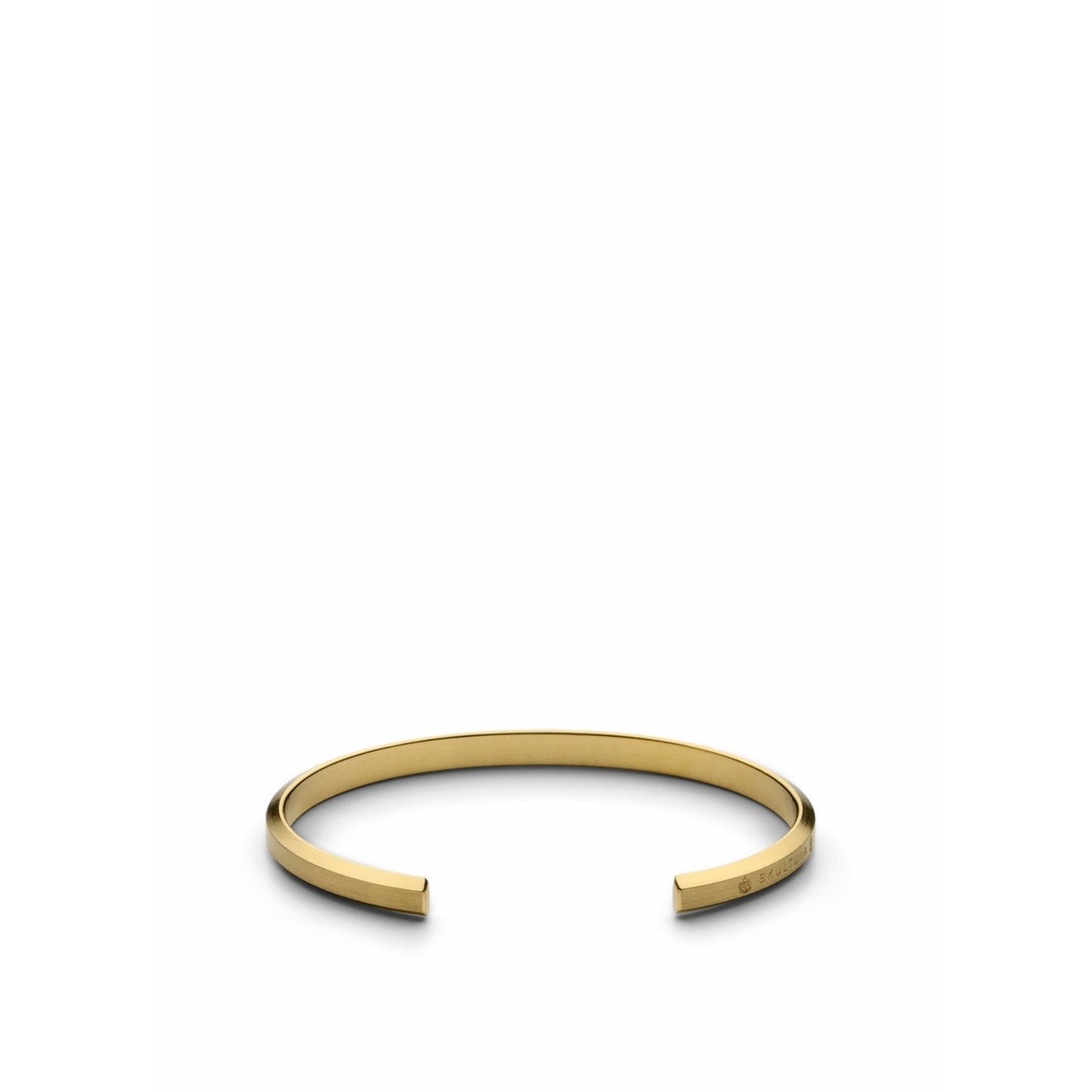 Skultuna Icône Bracelet mince Moyen Ø16,5 cm, Matt en laiton