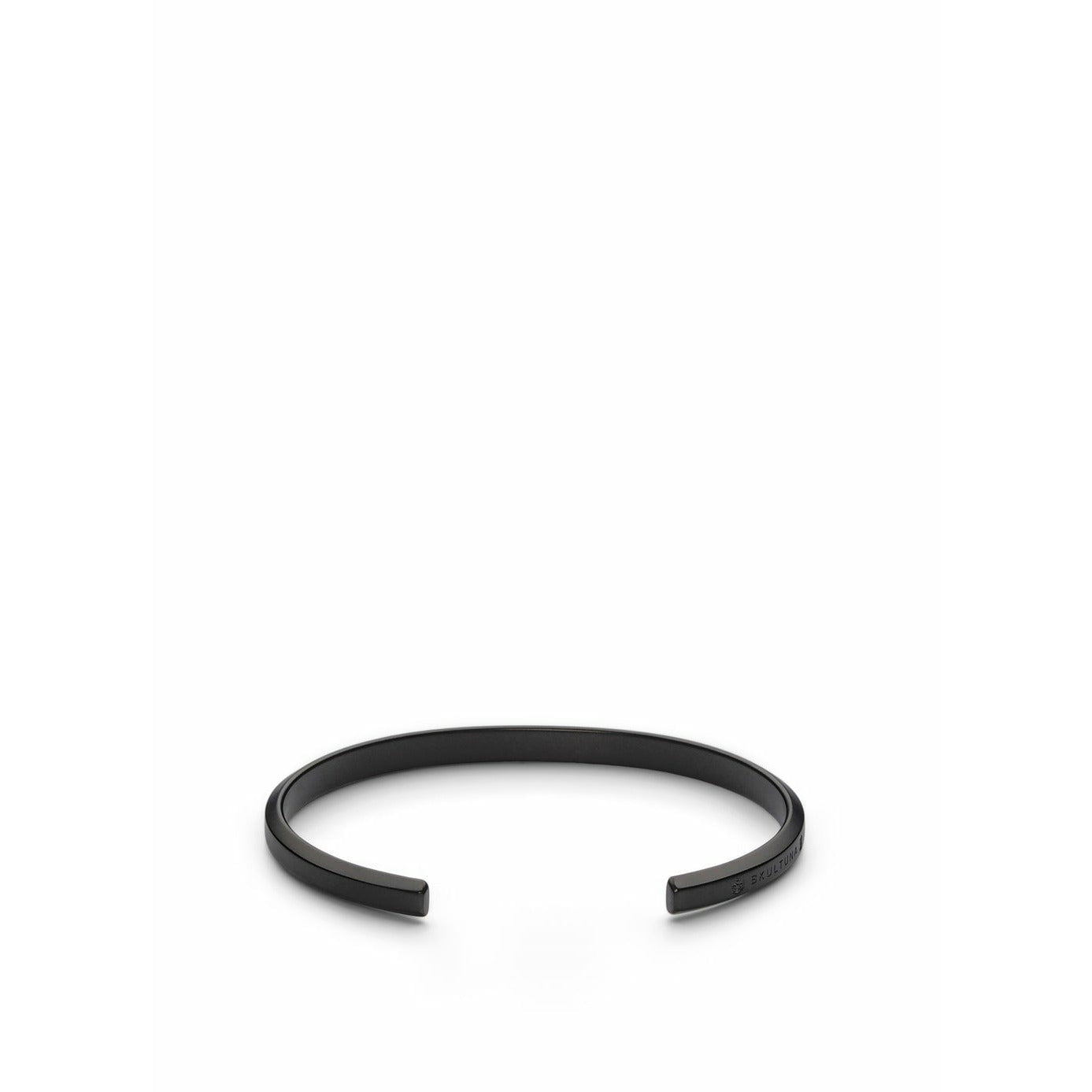 Skultuna Ikon Tynn armbånd Medium Ø16,5 cm, svart