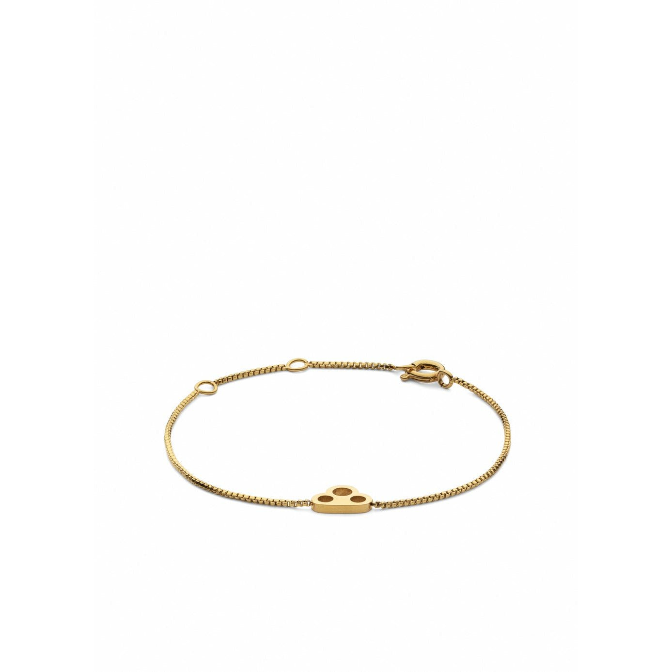Skultuna Key Chain Bracelet Small Gold Plated, ø14,5 Cm