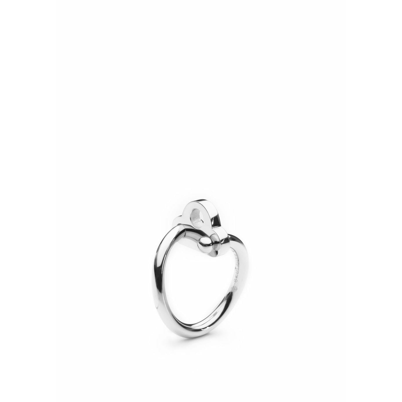 Skultuna Key Ring stort polert stål, Ø1,97 cm