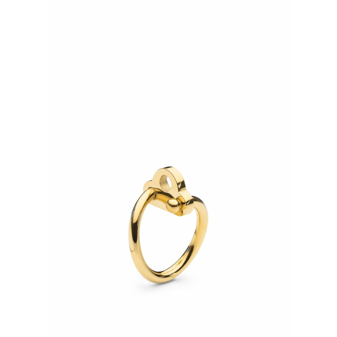 Skultuna Key Ring chapado en oro grande, Ø1,97 cm
