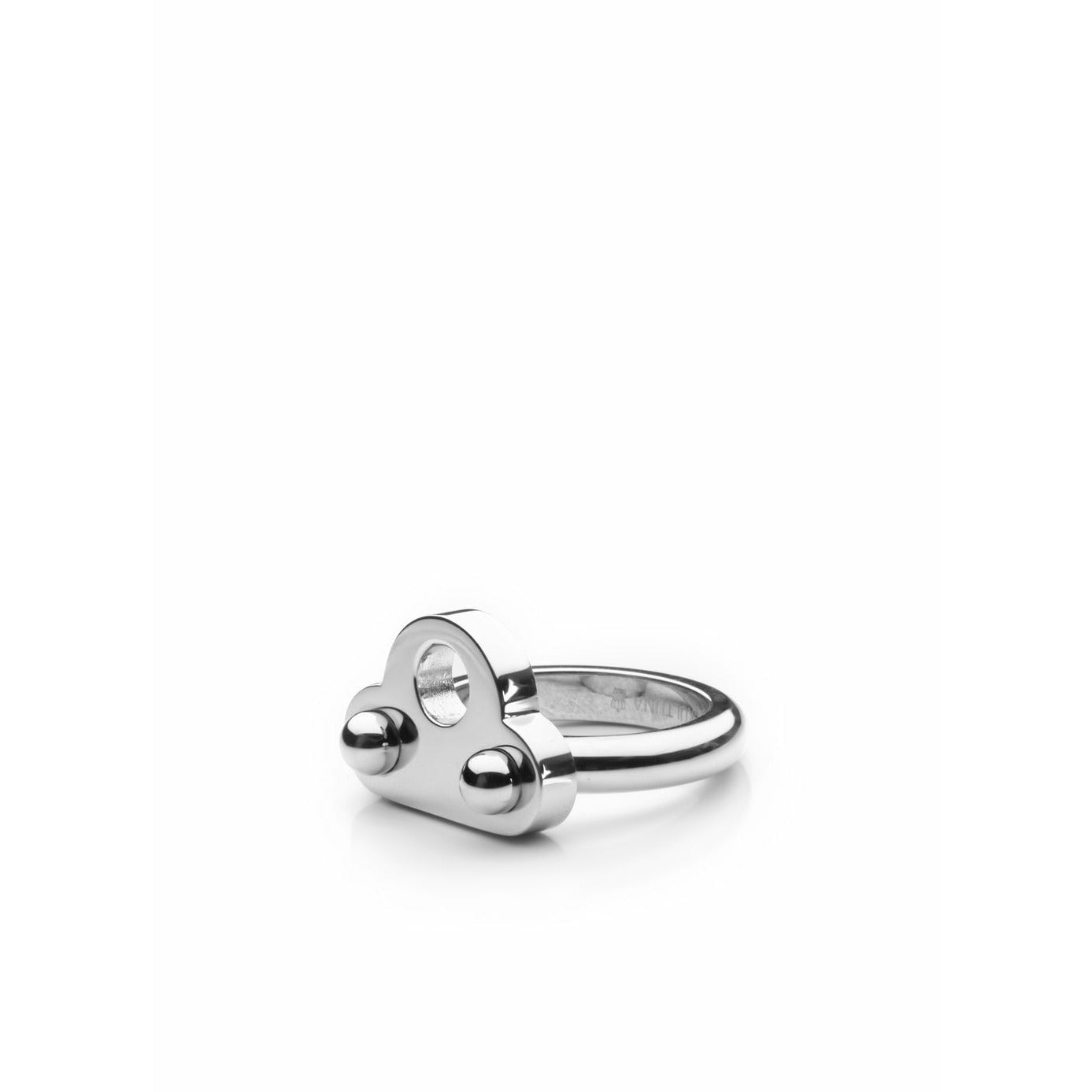 Skultuna Key Ring Ring de acero pulido pequeño, Ø1,6 cm
