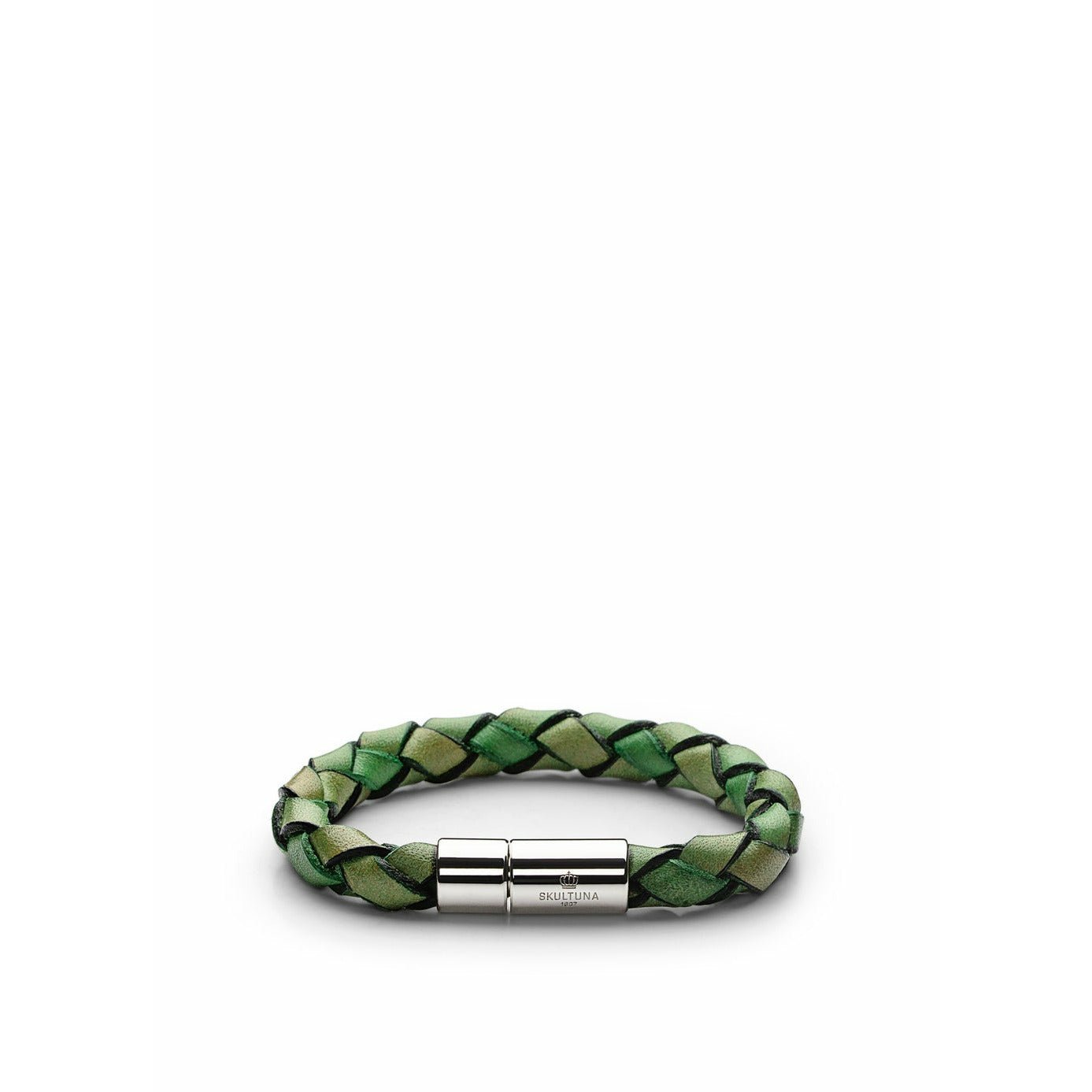 Skultuna Lino ieluzzi armbånd stort Ø18,5 cm, lysegrøn