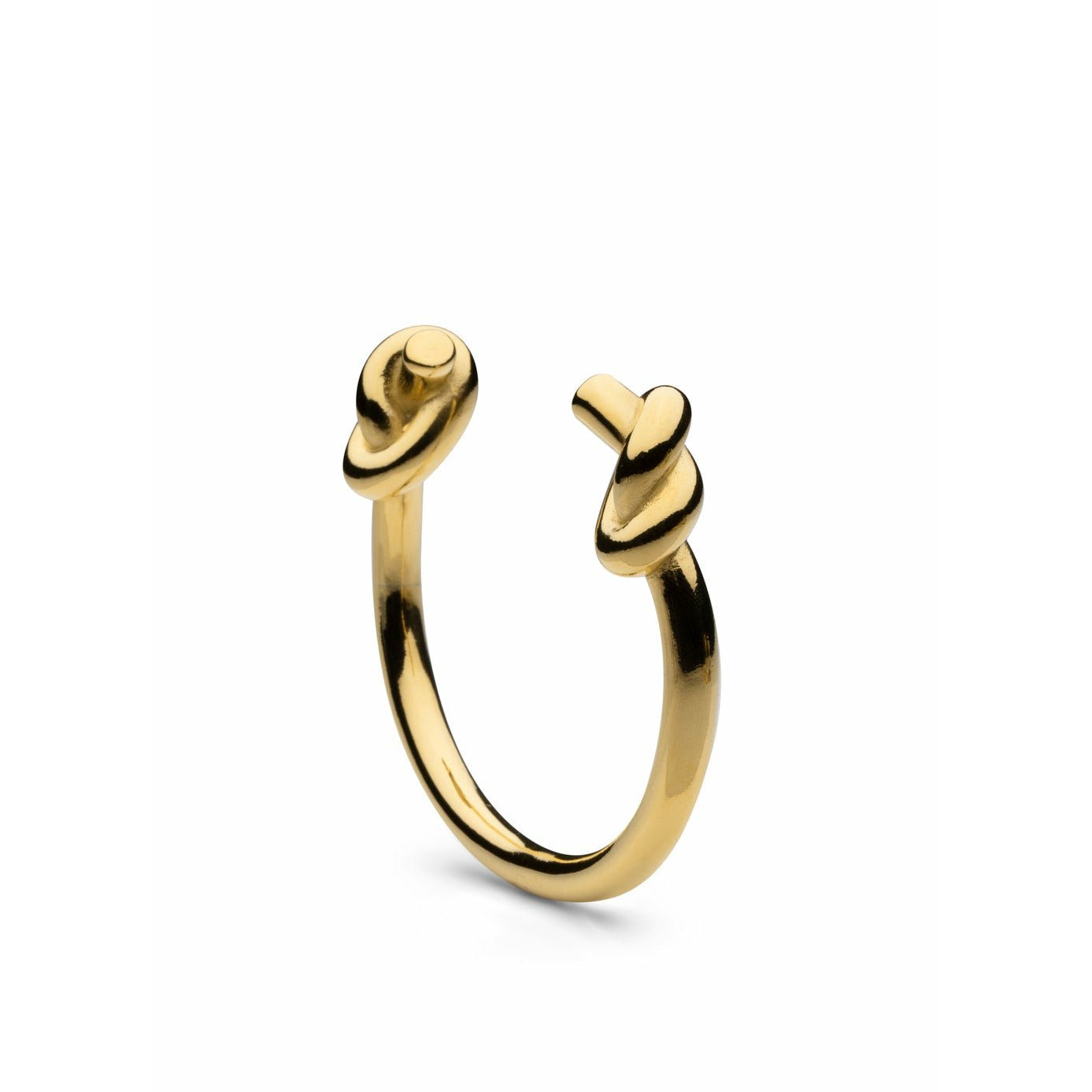 Skultuna Massive Knot Bracelet Small Gold Plated, ø14,5 Cm