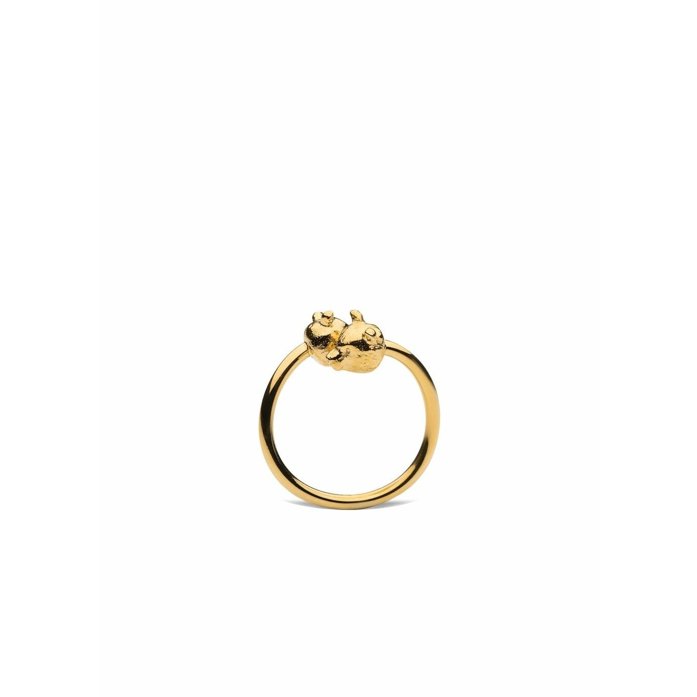 Skultuna anello di orso fauna selvatica nordico piccolo Ø1,6 cm, ottone